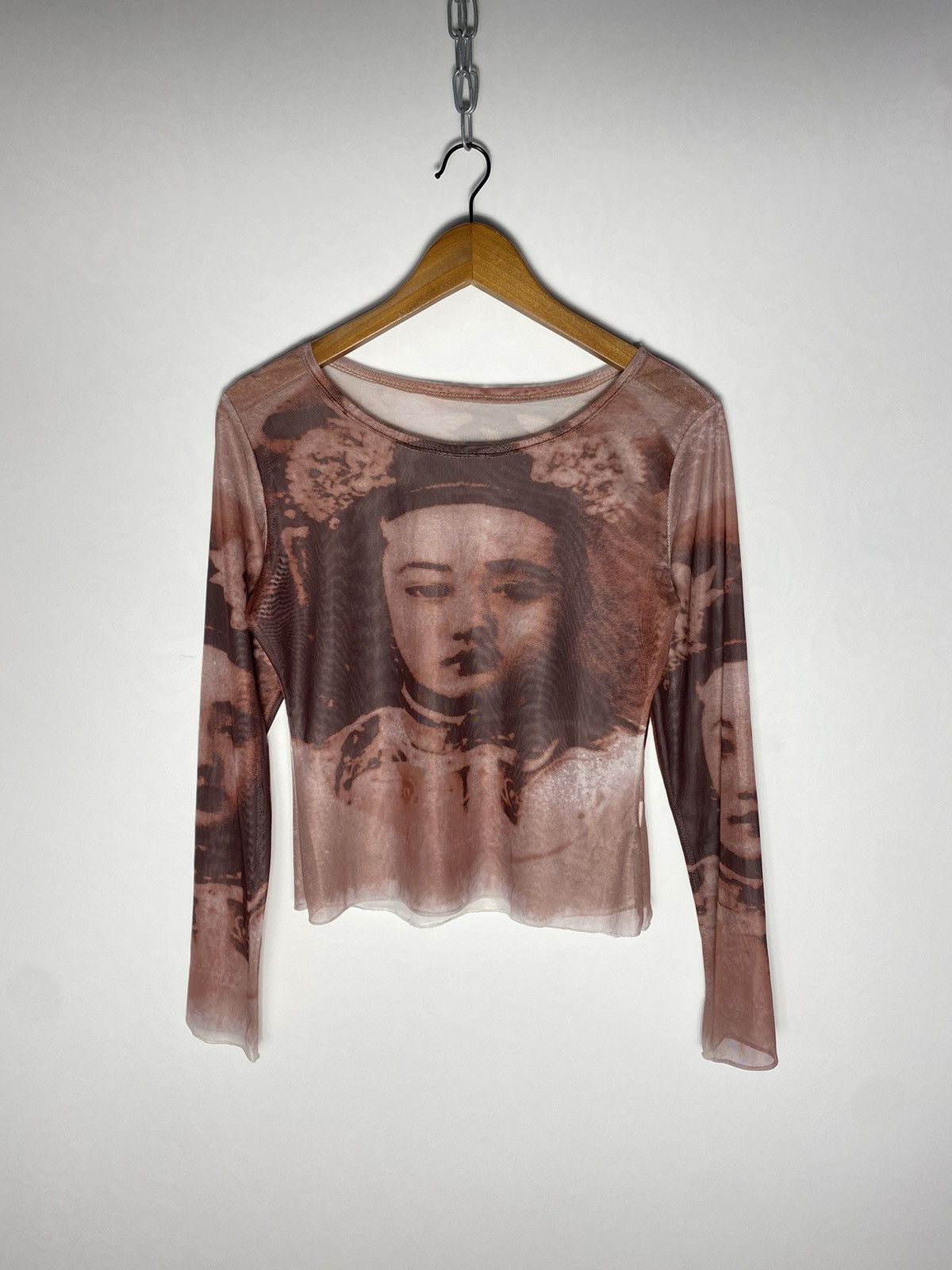Japanese Brand × Vintage Vintage Like JPG Mesh Top Hype Y2k Size S / US 4 / IT 40 - 1 Thumbnail