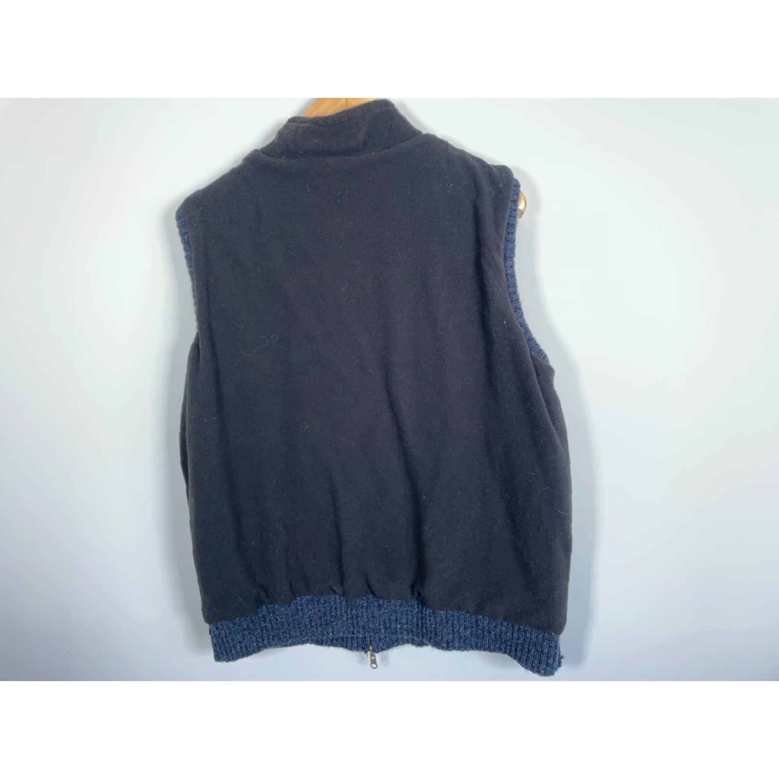 Pendleton Pendleton Wool Reversible Zip Up Vest Men's XL Dark Blue Black Fleece Lining Size US XL / EU 56 / 4 - 4 Thumbnail