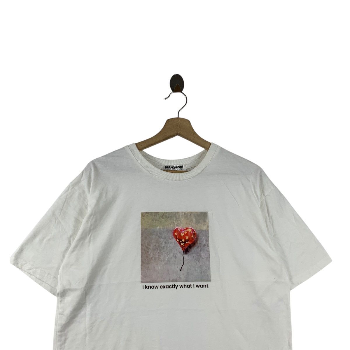 Vintage BRANDALISED BANKSY BALLOON Graffiti Artist London Tee Shirt Size M / US 6-8 / IT 42-44 - 2 Thumbnail