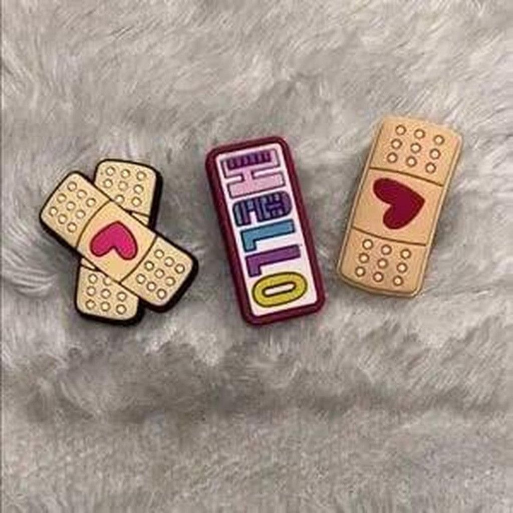 The Unbranded Brand 3 assorted croc jibbitz charms #jibbitz Size ONE SIZE - 1 Preview