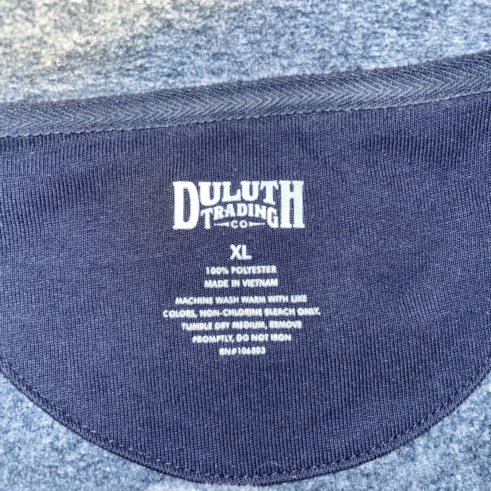 CO Duluth Tradinc Co Jacket Mens XL Blue 100% Polyester Windbreaker Size US XL / EU 56 / 4 - 3 Thumbnail