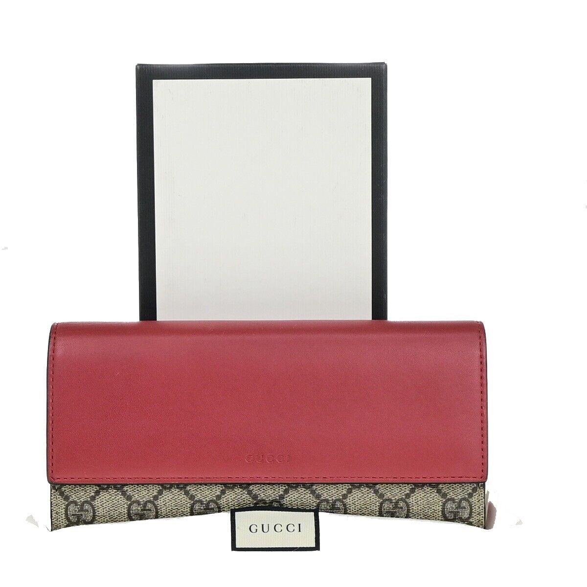Gucci Gg Supreme Brown Canvas Wallet (Pre-Owned) Size ONE SIZE - 1 Thumbnail