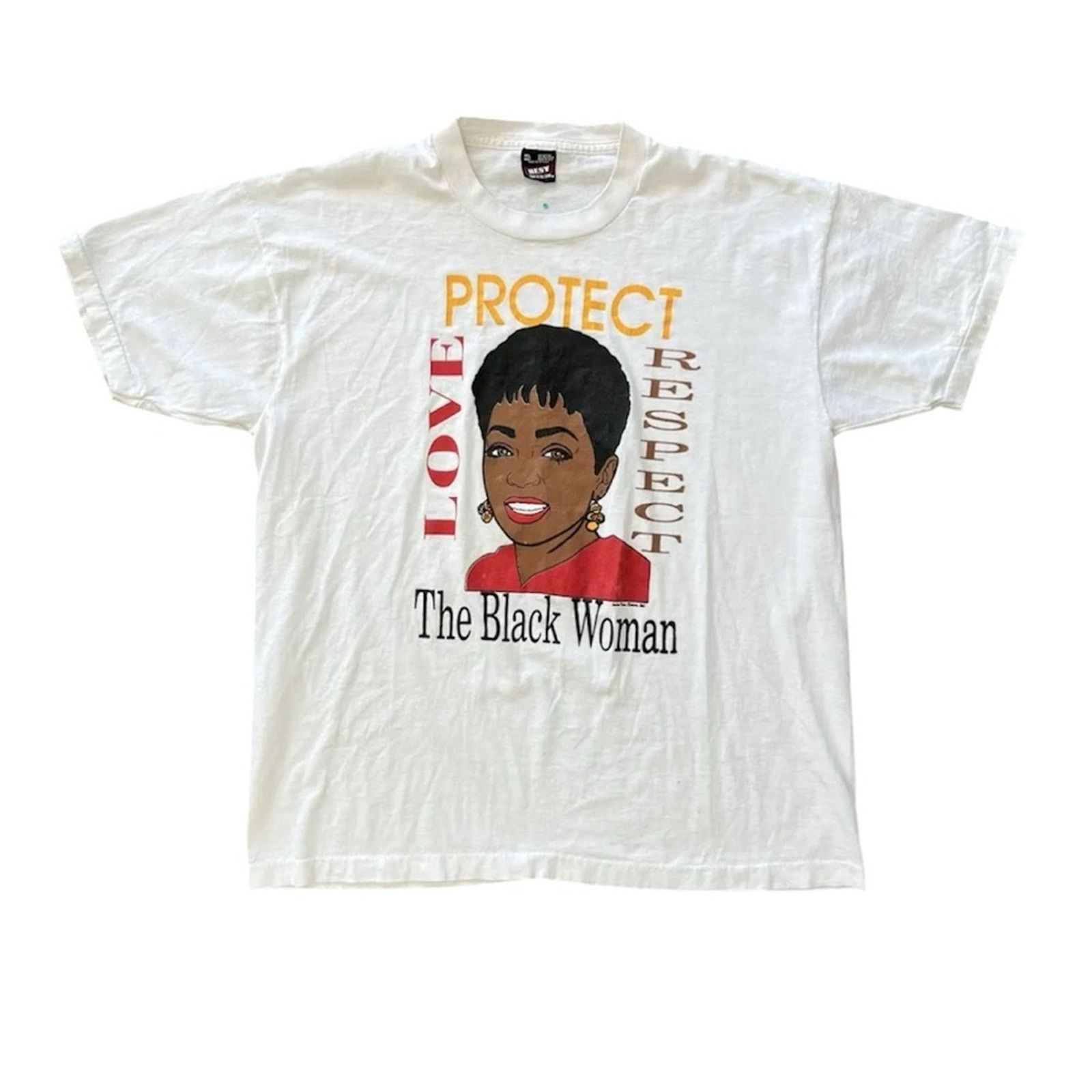 Vintage Rare 90s Vintage Black History Respect Women Graphic T-Shirt Size S / US 4 / IT 40 - 4 Thumbnail