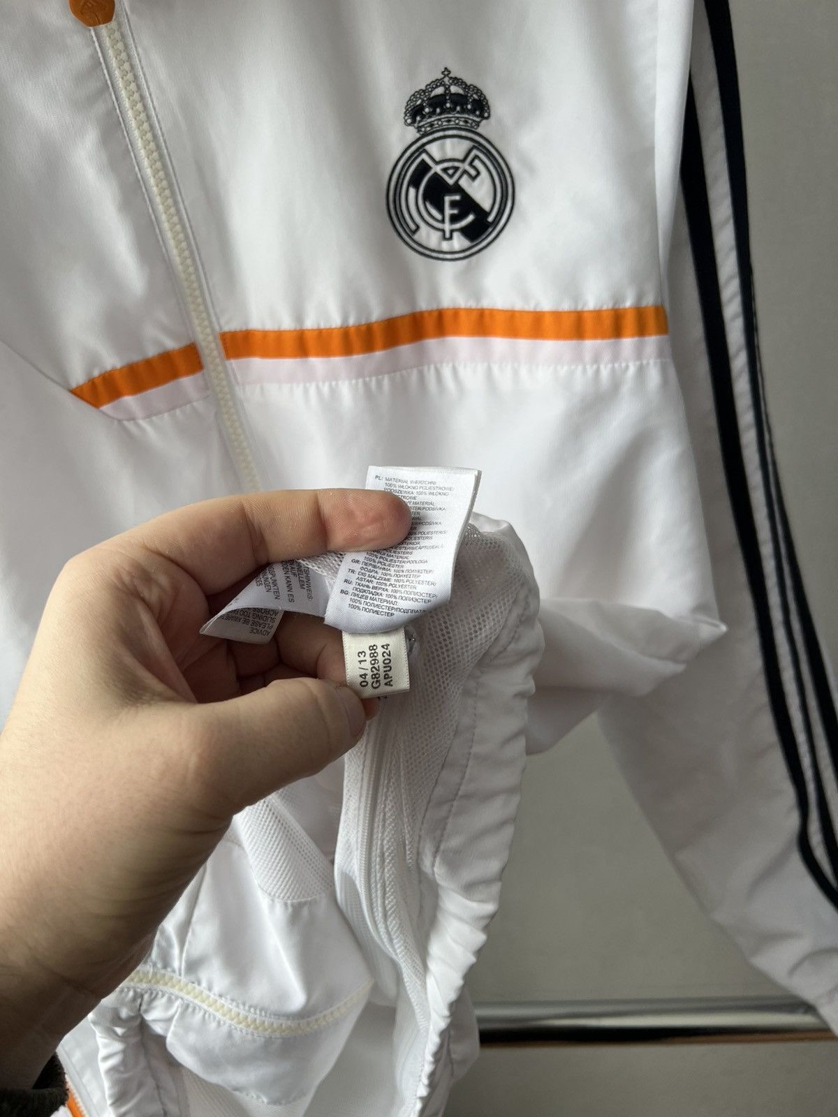 Adidas 2013 REAL MADRID TRAINING TRAVEL SOCCER FOOTBALL JACKET SZ L Size US L / EU 52-54 / 3 - 13 Thumbnail