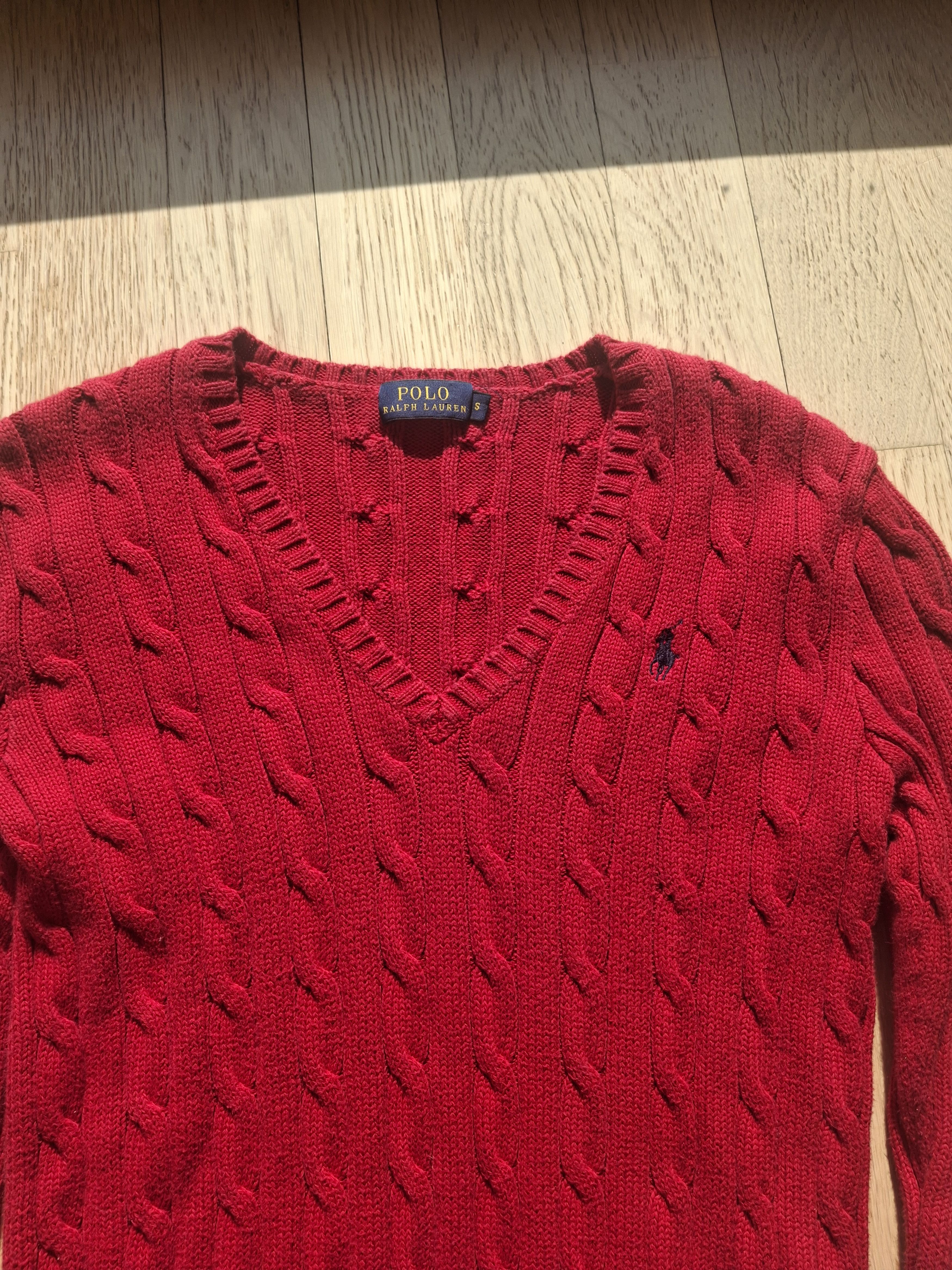 Polo Ralph Lauren × Ralph Lauren polo ralph lauren sweater braid Old money style Size S / US 4 / IT 40 - 2 Thumbnail