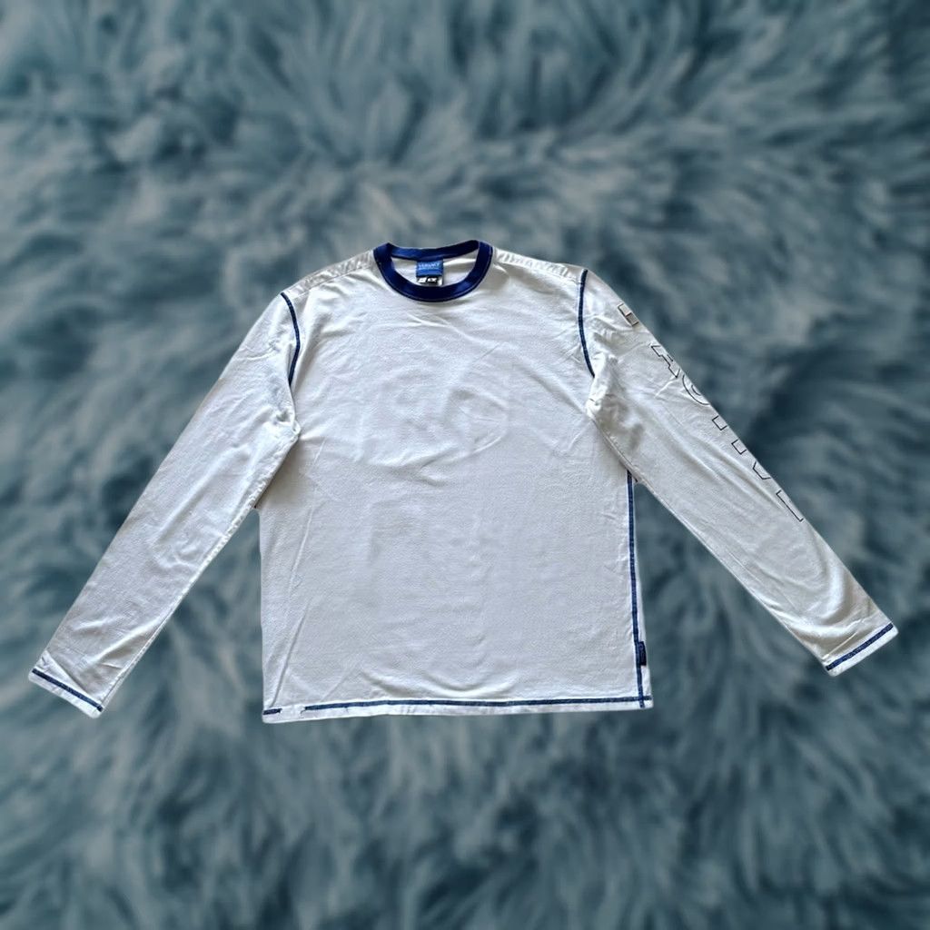 Versace Jeans Couture VINTAGE Versace Jeans Couture Long Sleeve T-Shirt Mens 2XL White 90s Designer Size US XXL / EU 58 / 5 - 1 Thumbnail