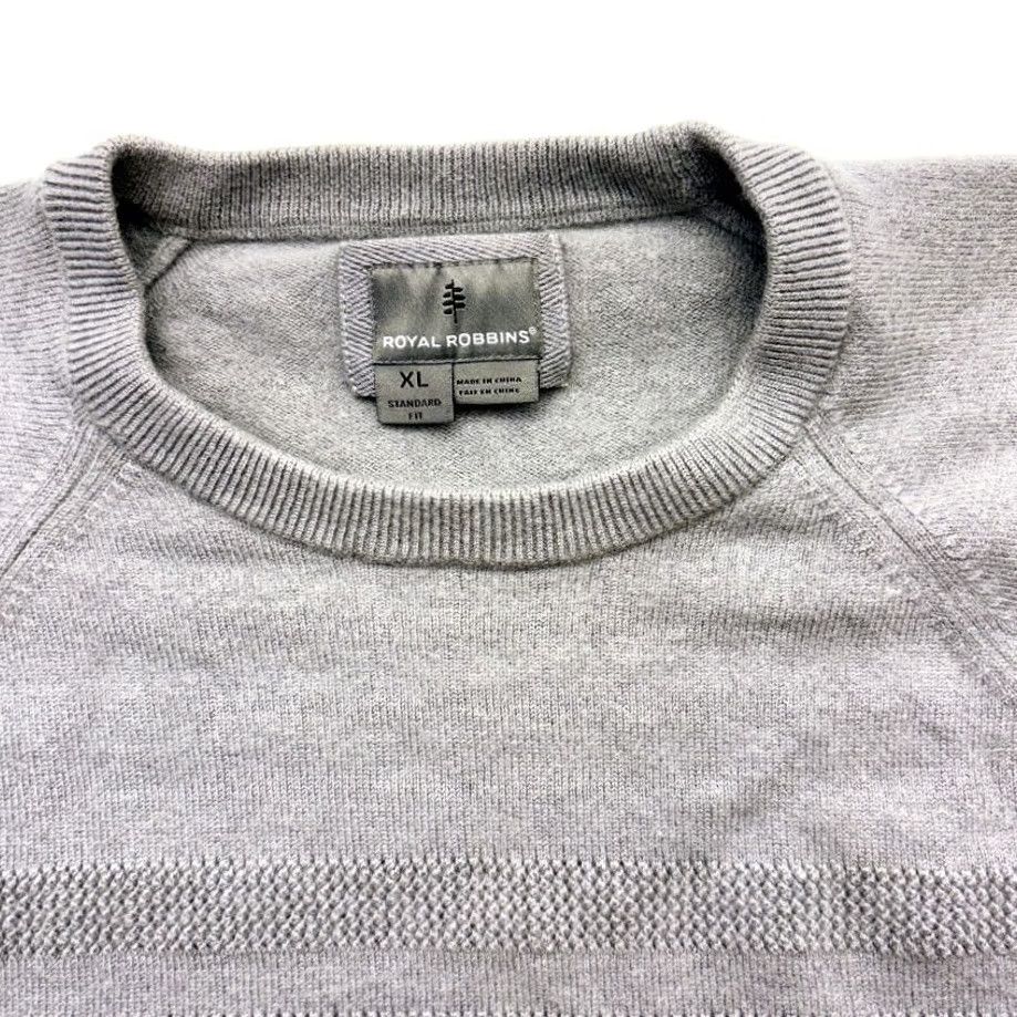 Royal Robbins Royal Robbins Ventour Sweater Men's XL Gray Merino Wool Crewneck Pullover Knit Wool Shirt? Size US XL / EU 56 / 4 - 3 Thumbnail