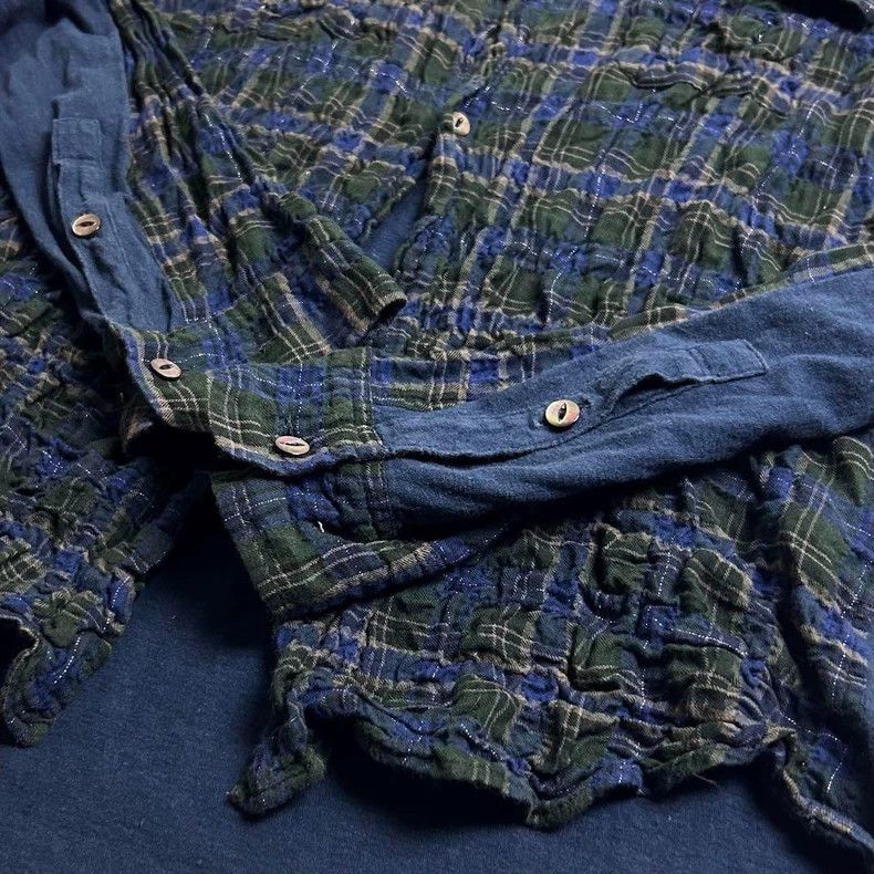 Undercover UNDERCOVER2007 SS Chuuu t Blood Rose Blue Checked Patchwork Size US M / EU 48-50 / 2 - 5 Thumbnail