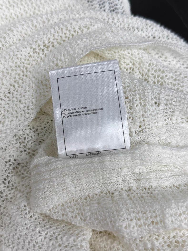 Chanel Chanel Beach series white pocket knitted vest Size XS / US 0-2 / IT 36-38 - 7 Thumbnail