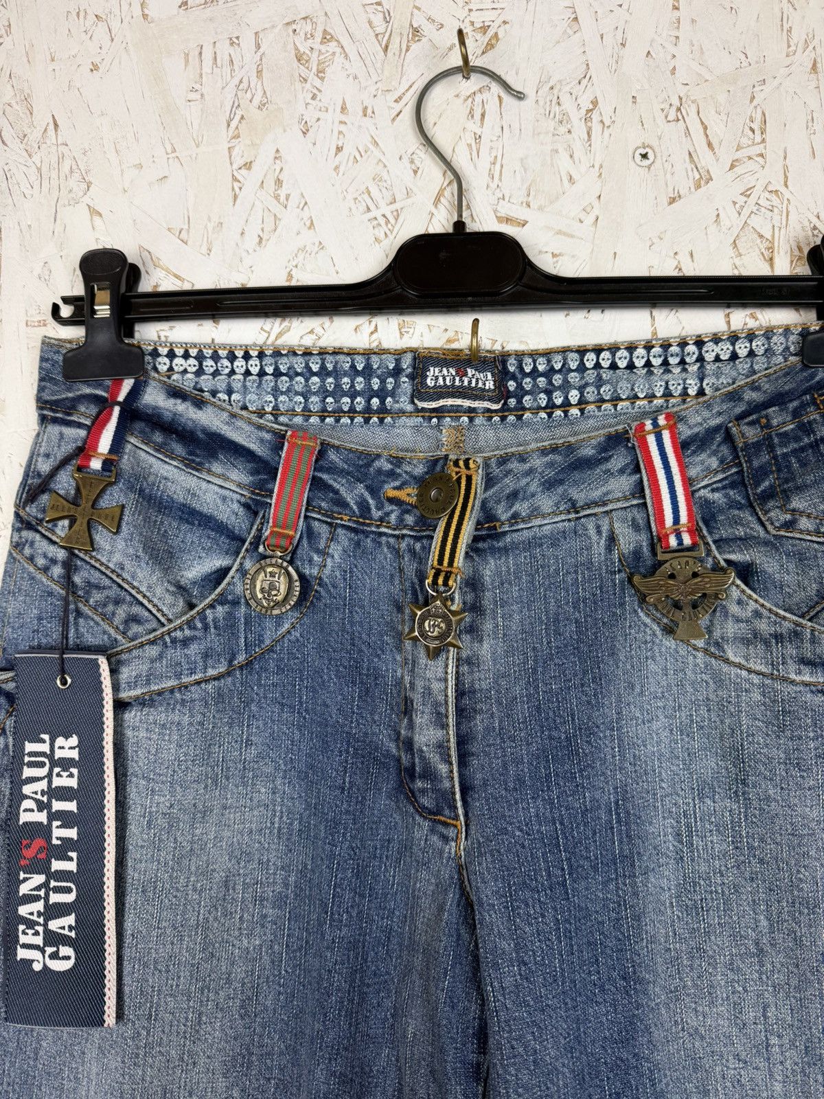 Jean Paul Gaultier NWT Vintage Jean Paul Gaultier Sheriff Star Jeans 30/34 Size US 30 / EU 46 - 2 Thumbnail