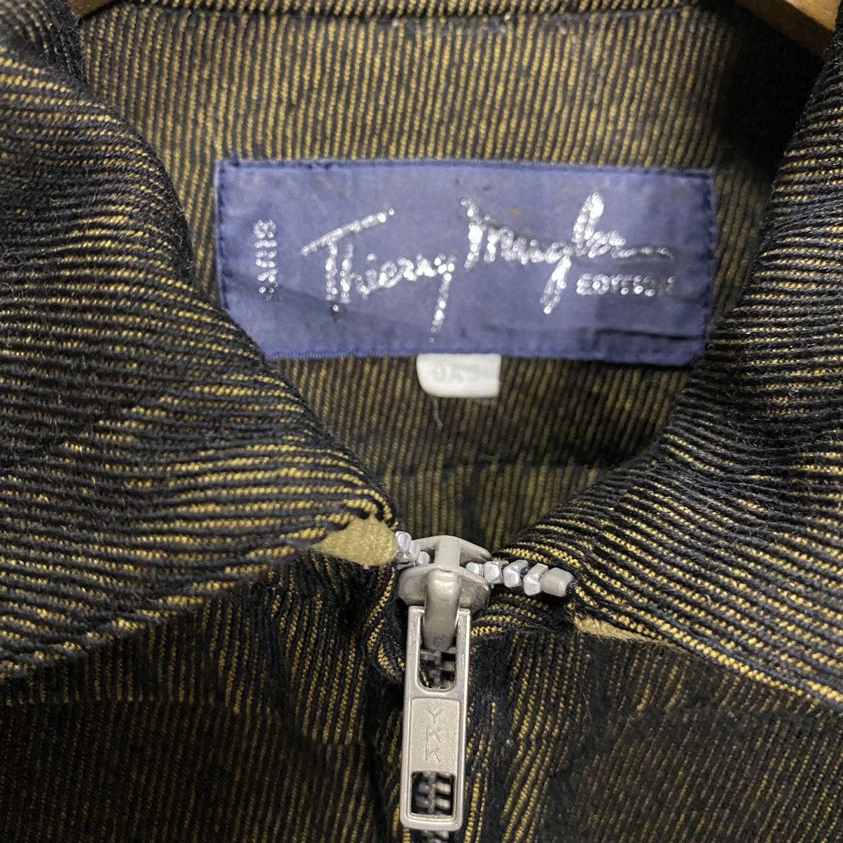 Thierry Mugler Thierry Mugler 80s denim triagle metal button Size US M / EU 48-50 / 2 - 21 Thumbnail