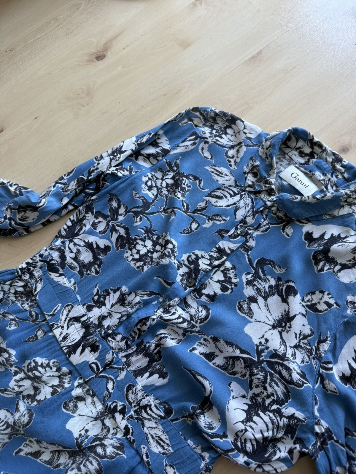 Ganni Ganni Daria flower dress Size S / US 4 / IT 40 - 4 Thumbnail