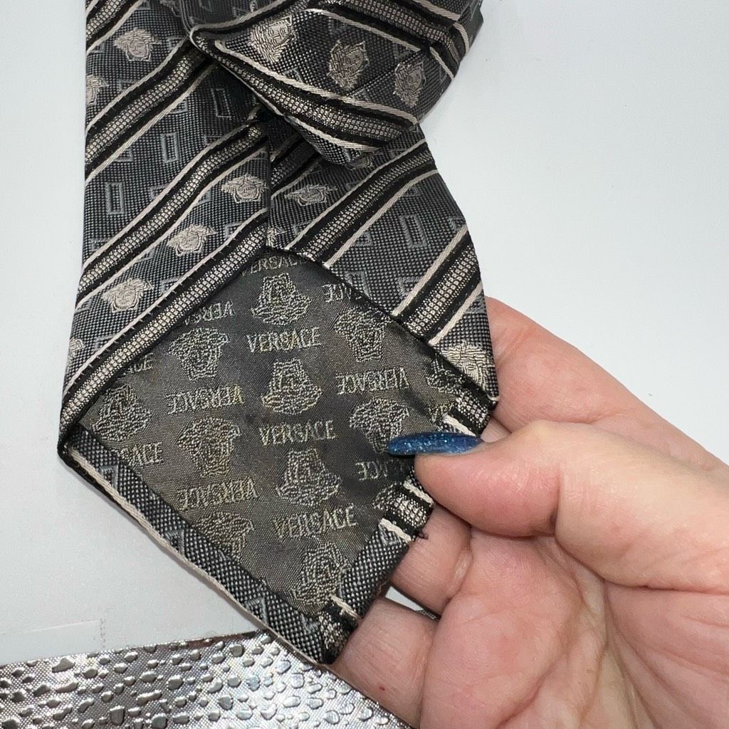 Versace Gianni Versace Medusa Head Silk Tie Size ONE SIZE - 5 Thumbnail