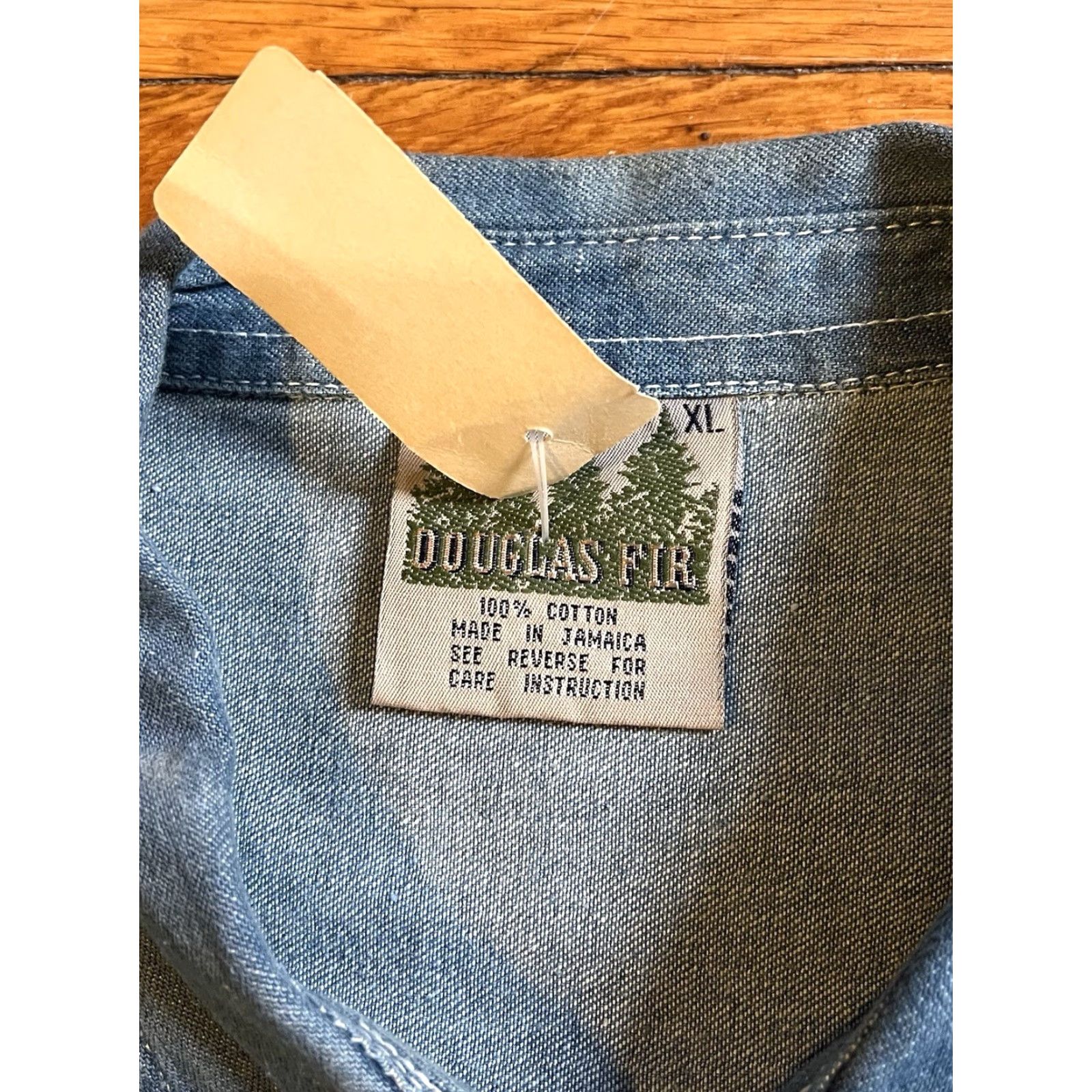 Denime VINTAGE Douglas Fir Denim Shirt Men’s XL Blue Size US XL / EU 56 / 4 - 5 Thumbnail