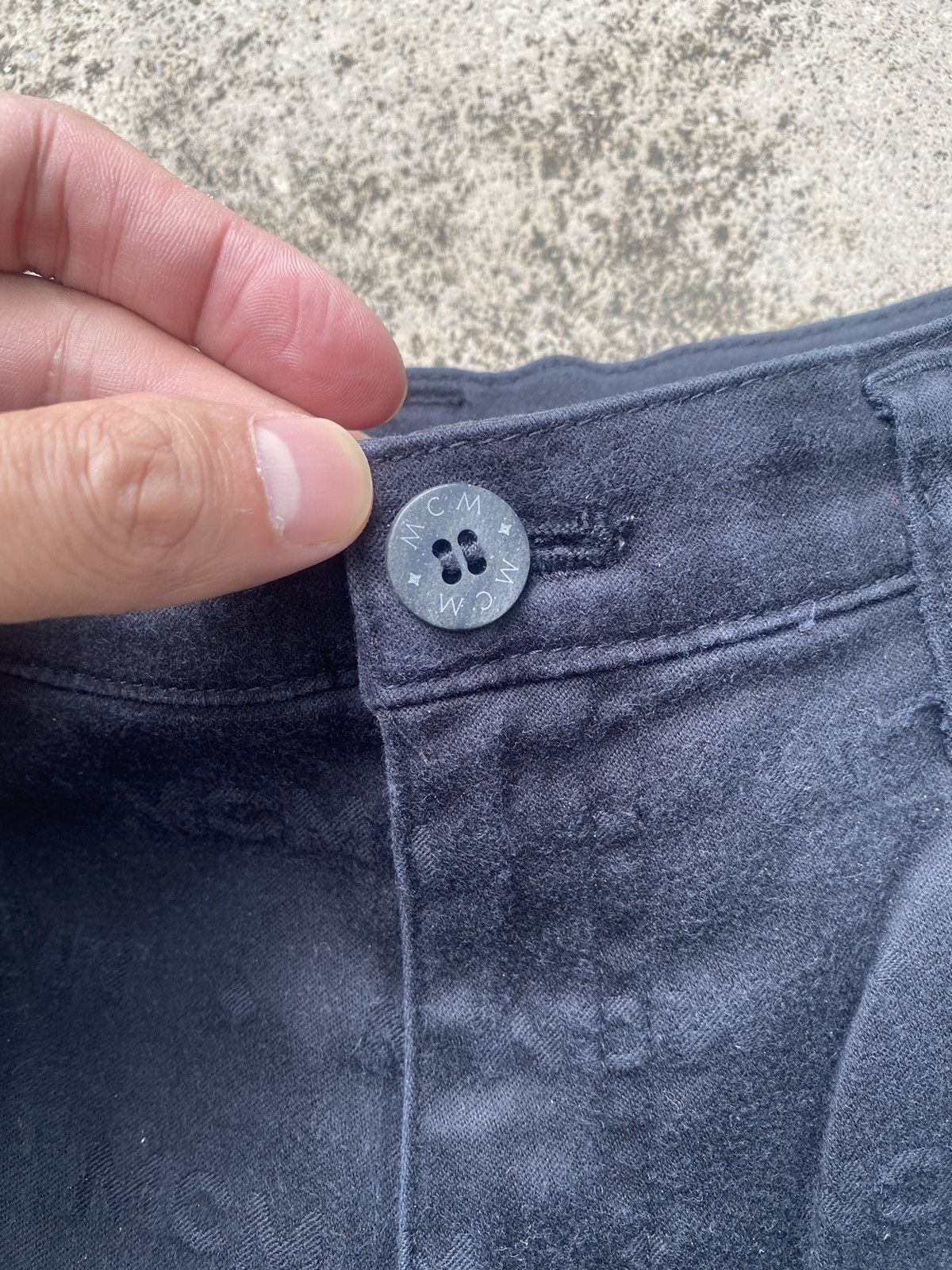 Designer × If Six Was Nine × MCM MCM Monogram Flare Stretchable Casual Pants Size US 26 / EU 42 - 6 Thumbnail