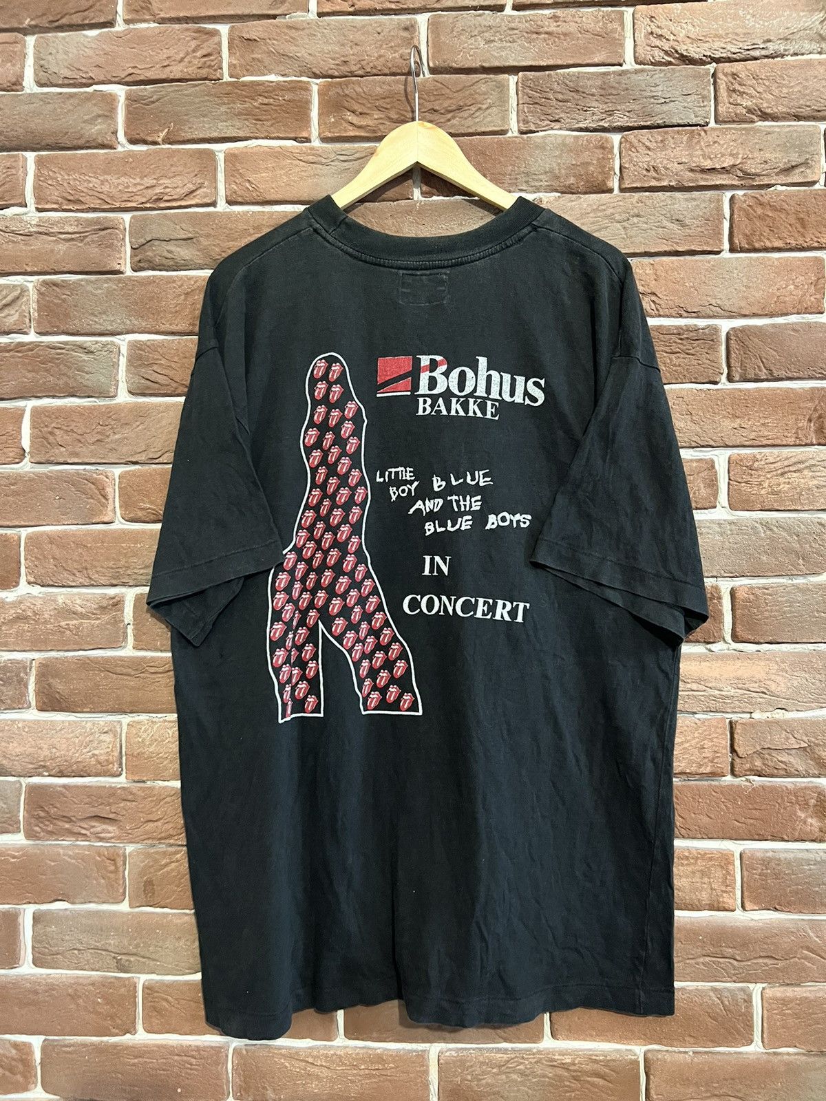 Band Tees Vintage 90s The Rolling Stones Bohus Balle Tour Band Tee Size US XL / EU 56 / 4 - 1 Thumbnail