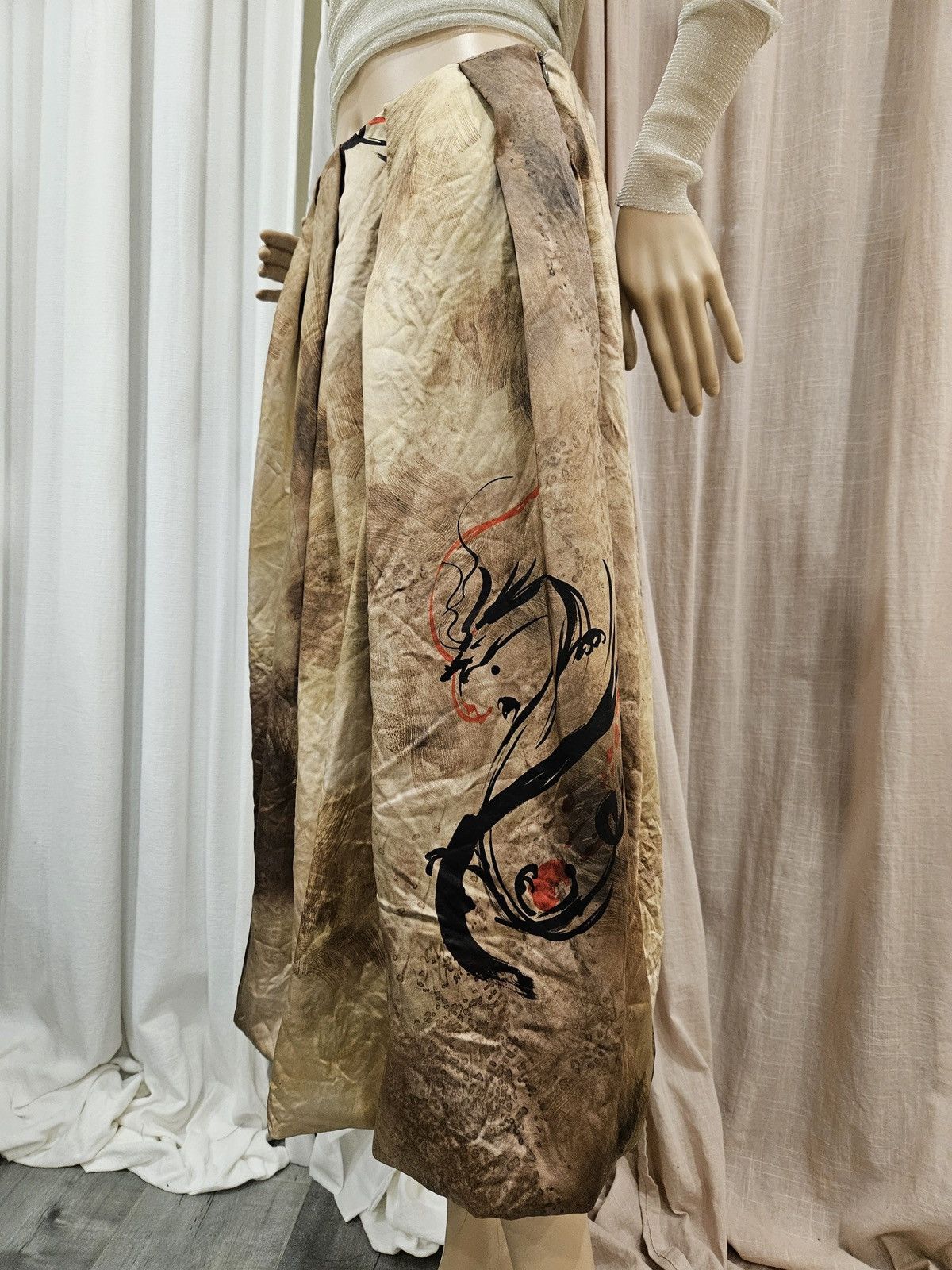 Vintage × Zara Asia Region Exclusive Limited Edition/ Printed Lantern Skirt Size 28" / US 6 / IT 42 - 3 Thumbnail