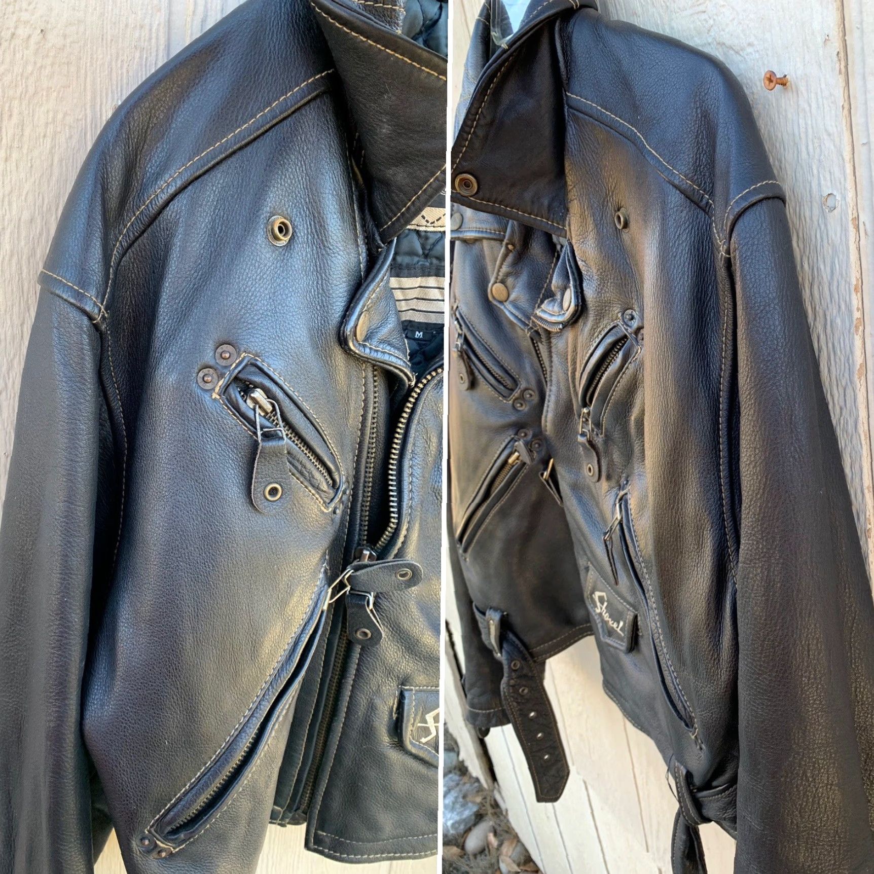 Diesel VINTAGE Diesel Lady Cuir Leather Brown Leather Moto Jacket Biker Motorcycle Size M Women Size M / US 6-8 / IT 42-44 - 4 Thumbnail