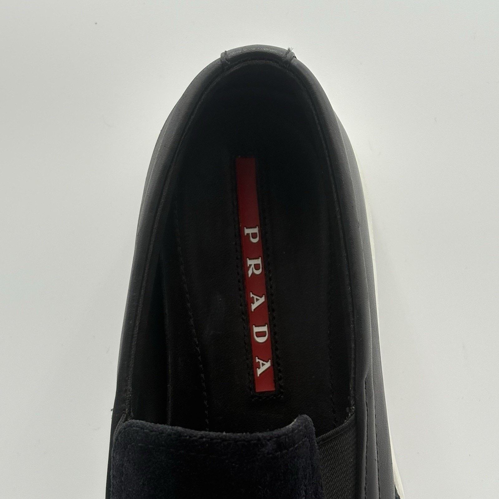 Prada Prada Suede Loafer ' Navy ' | GOOD CONDITION! Size US 7.5 / EU 40-41 - 10 Thumbnail