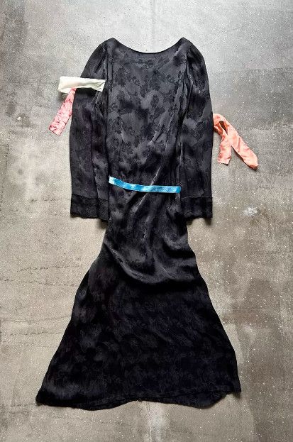 Masaki Matsushima Masaki Matsushima 1999AW Runway Jacquard Lace-Up Dress Size M / US 6-8 / IT 42-44 - 3 Thumbnail