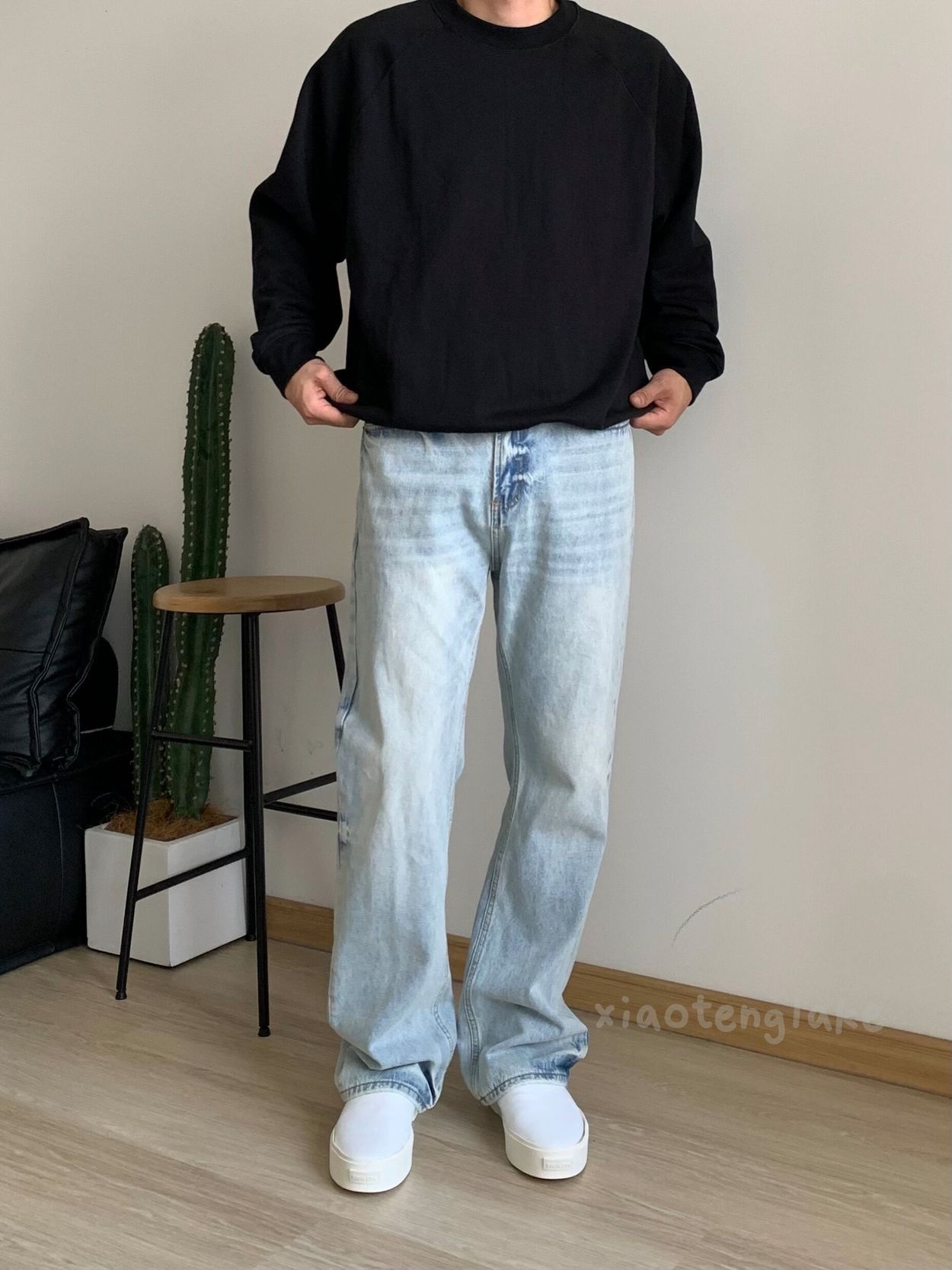 Jean × Vintage washed faded cleanfit yuppie y2k grunge jeans Size US 32 / EU 48 - 4 Thumbnail