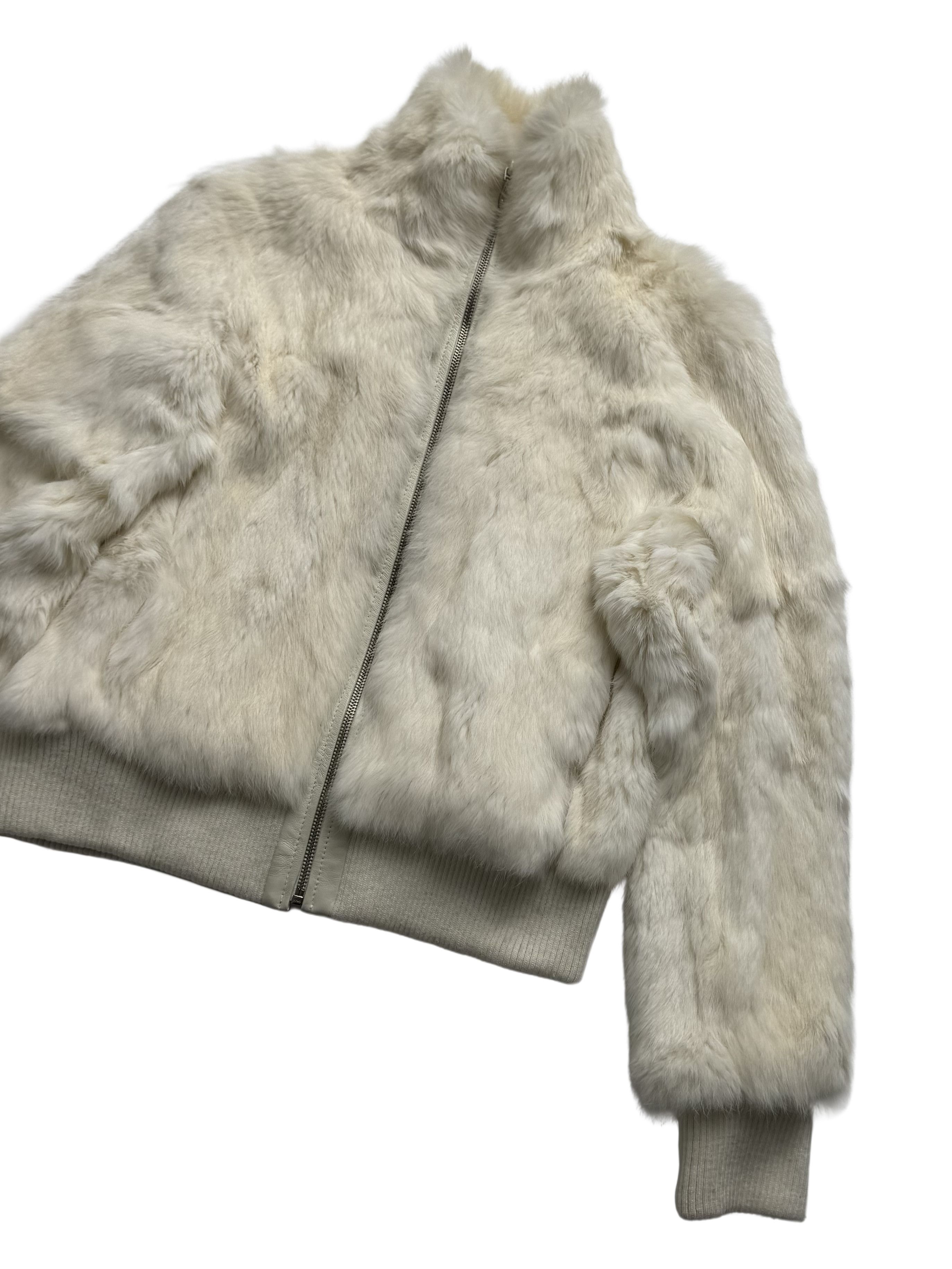 Vintage Vintage Real Rabbit Fur Cropped Jacket Size M / US 6-8 / IT 42-44 - 7 Thumbnail