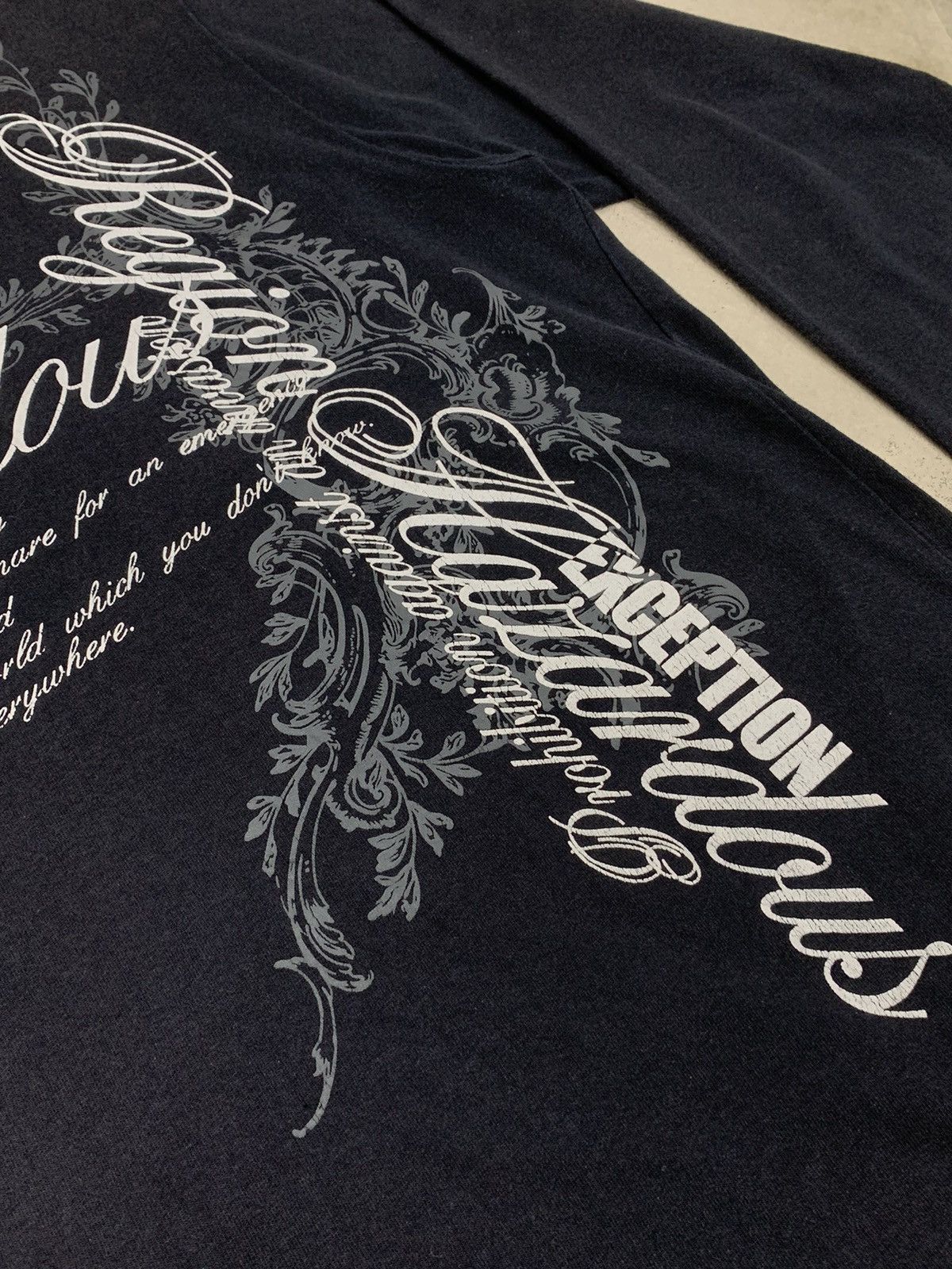 Affliction Free Beat Region Hazardous Affliction Poem Wording Size US XL / EU 56 / 4 - 5 Thumbnail