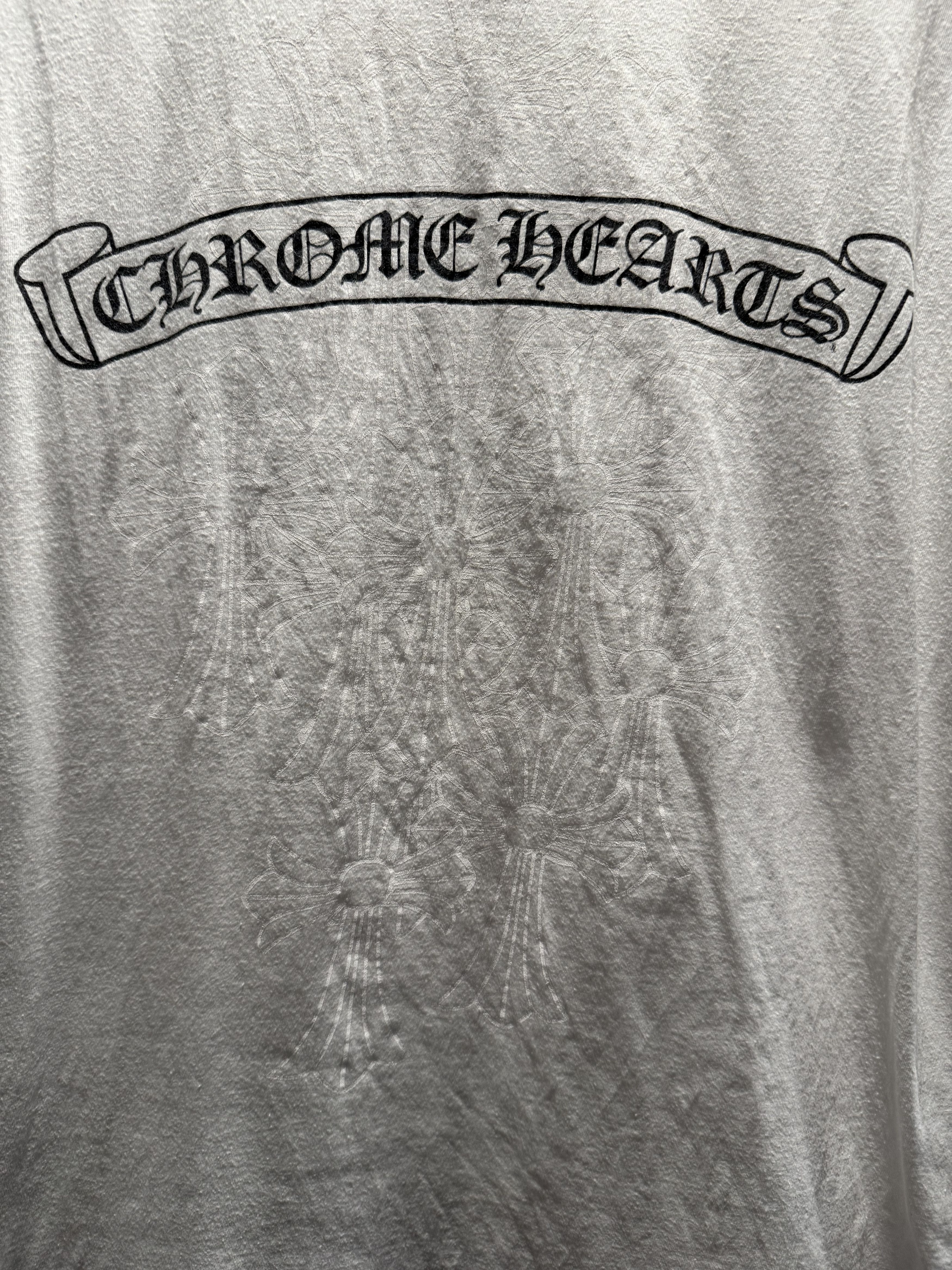 Chrome Hearts Chrome Hearts White Multi Cross Scroll tee Size US L / EU 52-54 / 3 - 6 Thumbnail