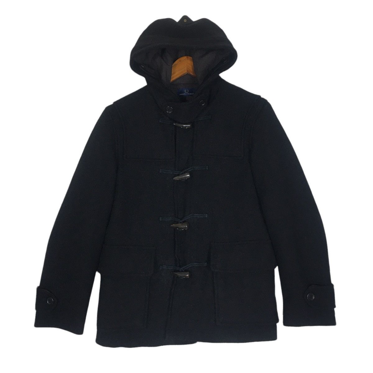 Fred Perry Clothing Sportwear Wool Duffle Jacket