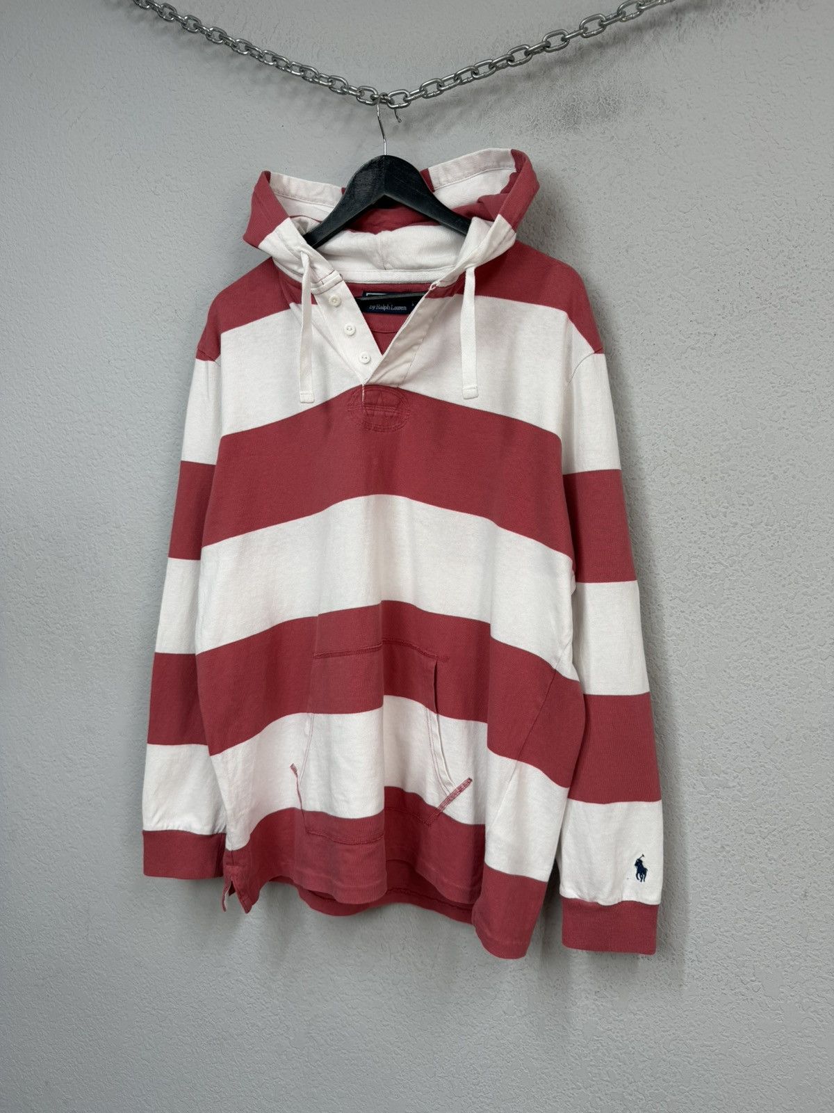 Polo Ralph Lauren Vintage Polo Ralph Lauren Rugby Striped Y2K Long Sleeve Size US L / EU 52-54 / 3 - 8 Thumbnail
