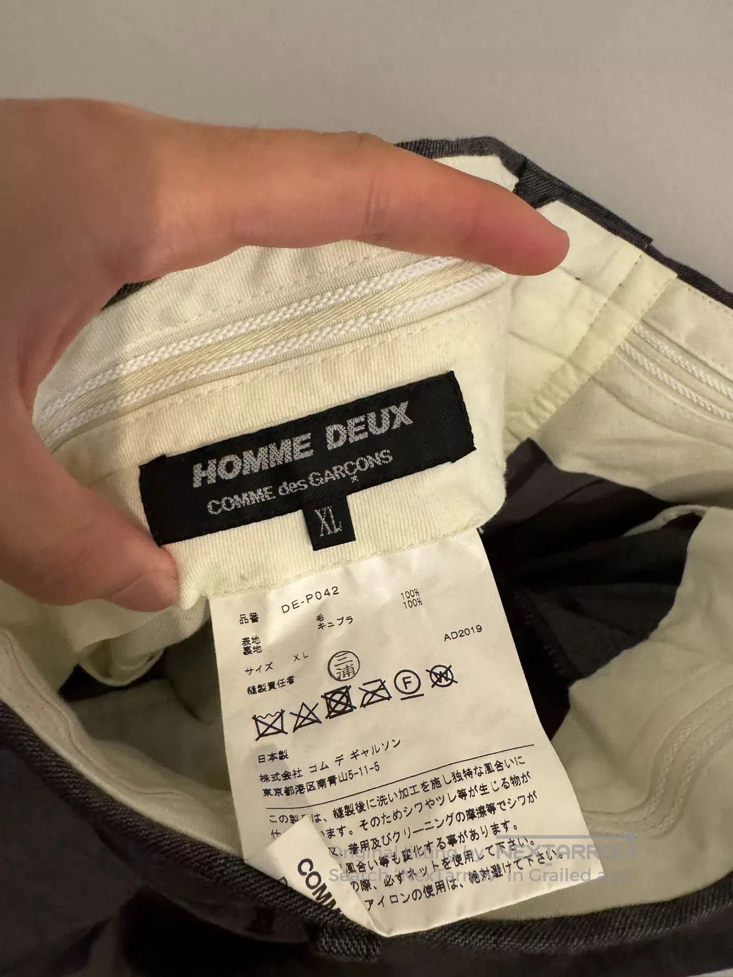 Comme des Garcons Homme Deux Comme des Garçons Homme Deux Dress Pants. Size US 30 / EU 46 - 6 Thumbnail