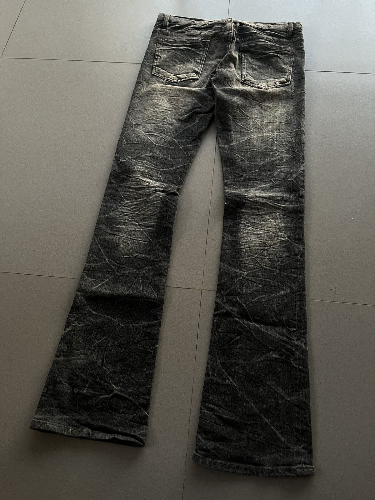 14th Addiction JAPANESE SCHLUSSEL FLARE VKEI BOOT CUT PUNK PANTS DENIM Size US 29 - 6 Thumbnail
