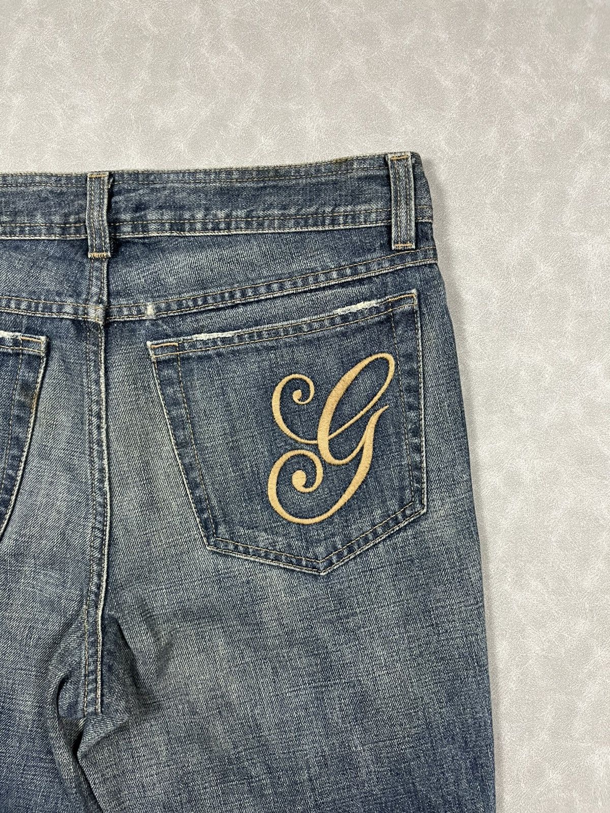 Gucci 90s Gucci denim pants Size 27" / US 4 / IT 40 - 6 Thumbnail