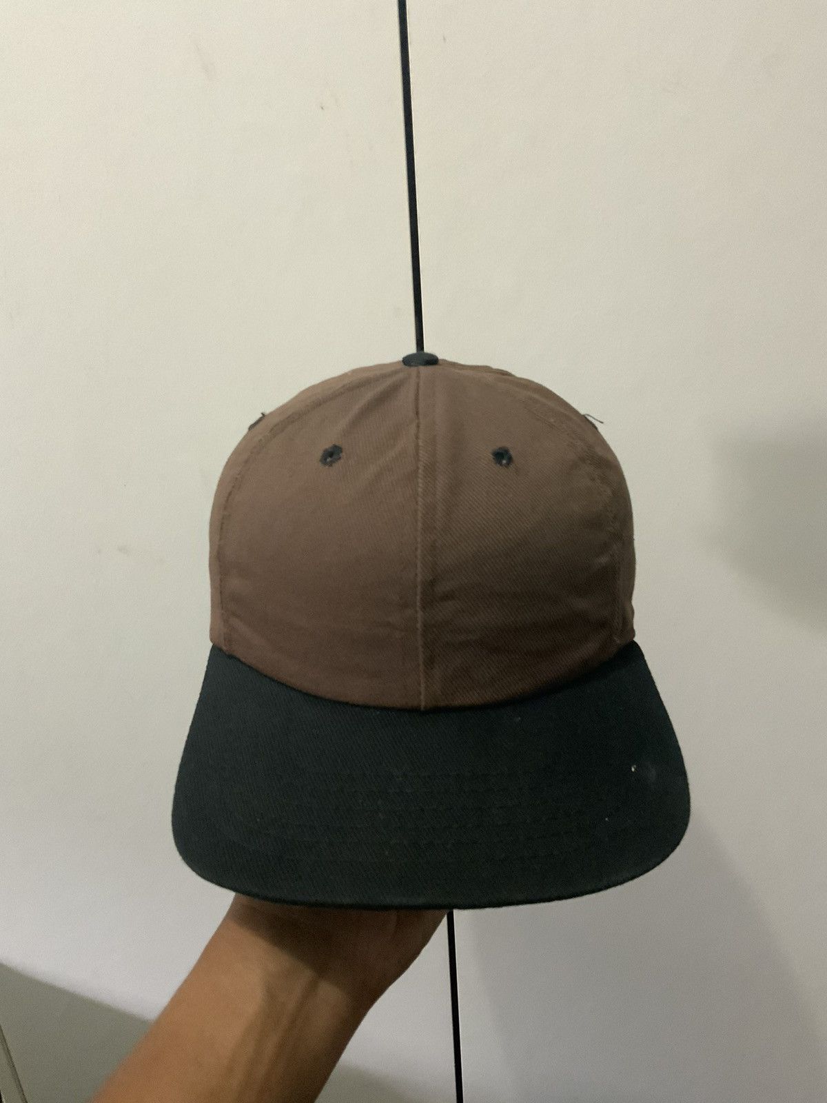Vintage Vintage Brown Plain Made in Usa Hat Size ONE SIZE - 5 Thumbnail