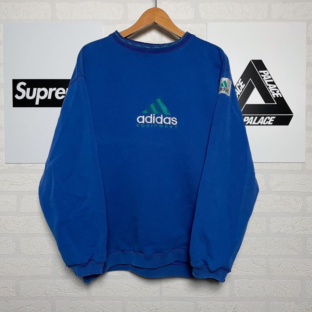 Adidas Adidas Equipment Vintage Sweatshirt rare 90s Size US L / EU 52-54 / 3 - 1 Thumbnail