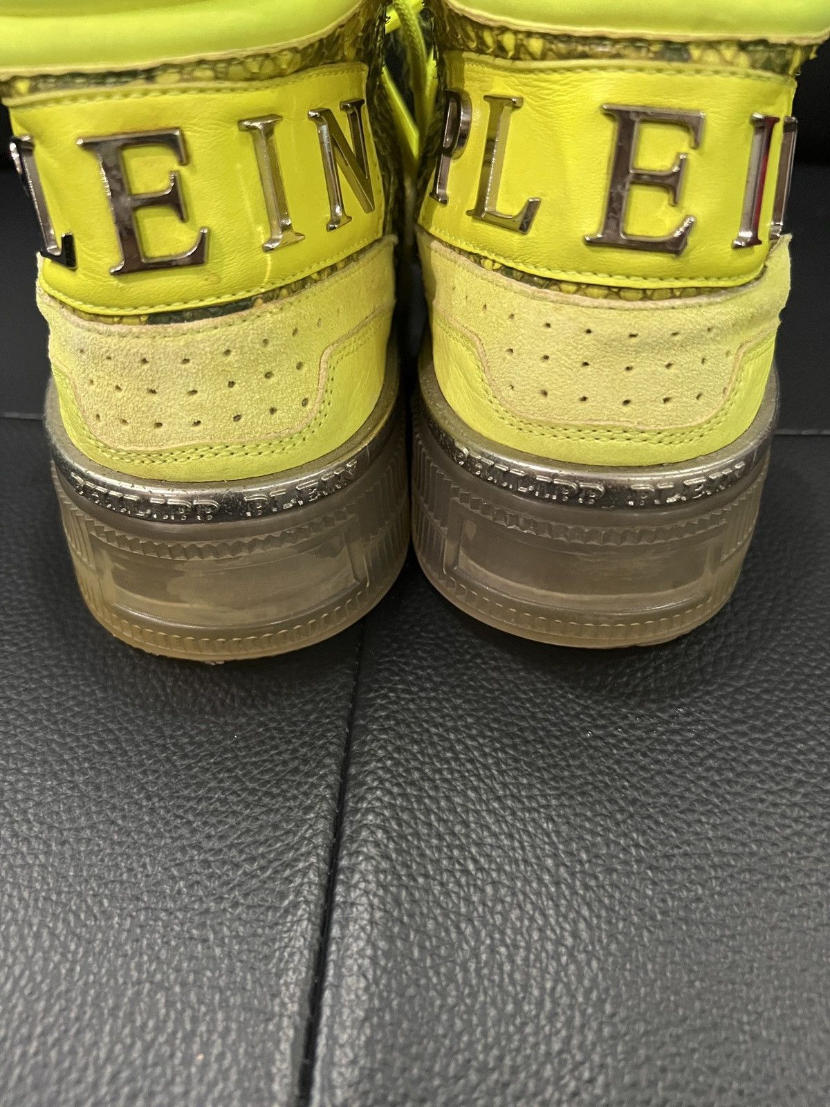 Philipp Plein Philipp Plein Snakeskin Effect “1978” Embroidered High-Top S Size US 9 / EU 42 - 15 Thumbnail