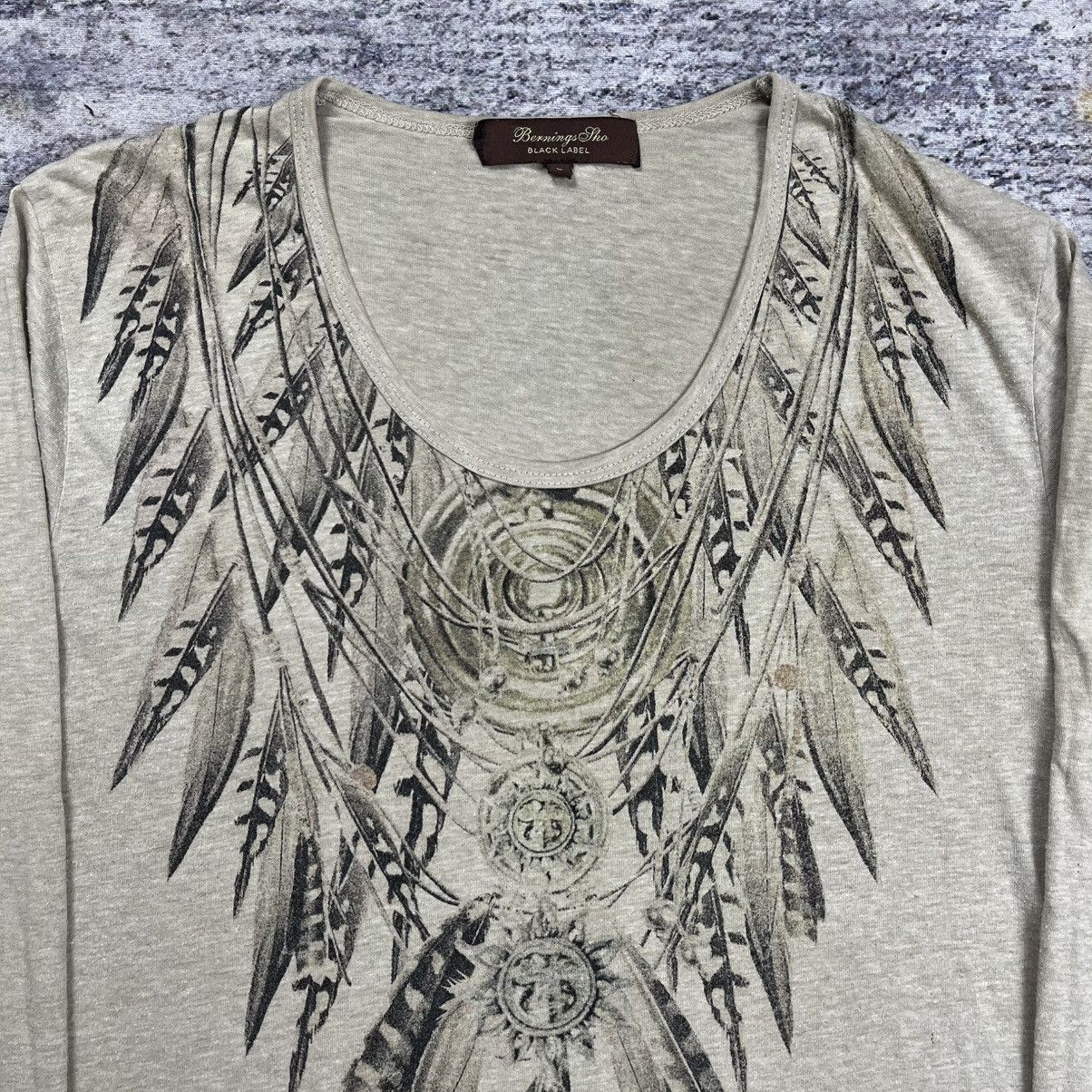 Le Grande Bleu (L.G.B.) Berning sho feather graphic long sleeve tee vkei style Size US M / EU 48-50 / 2 - 3 Thumbnail