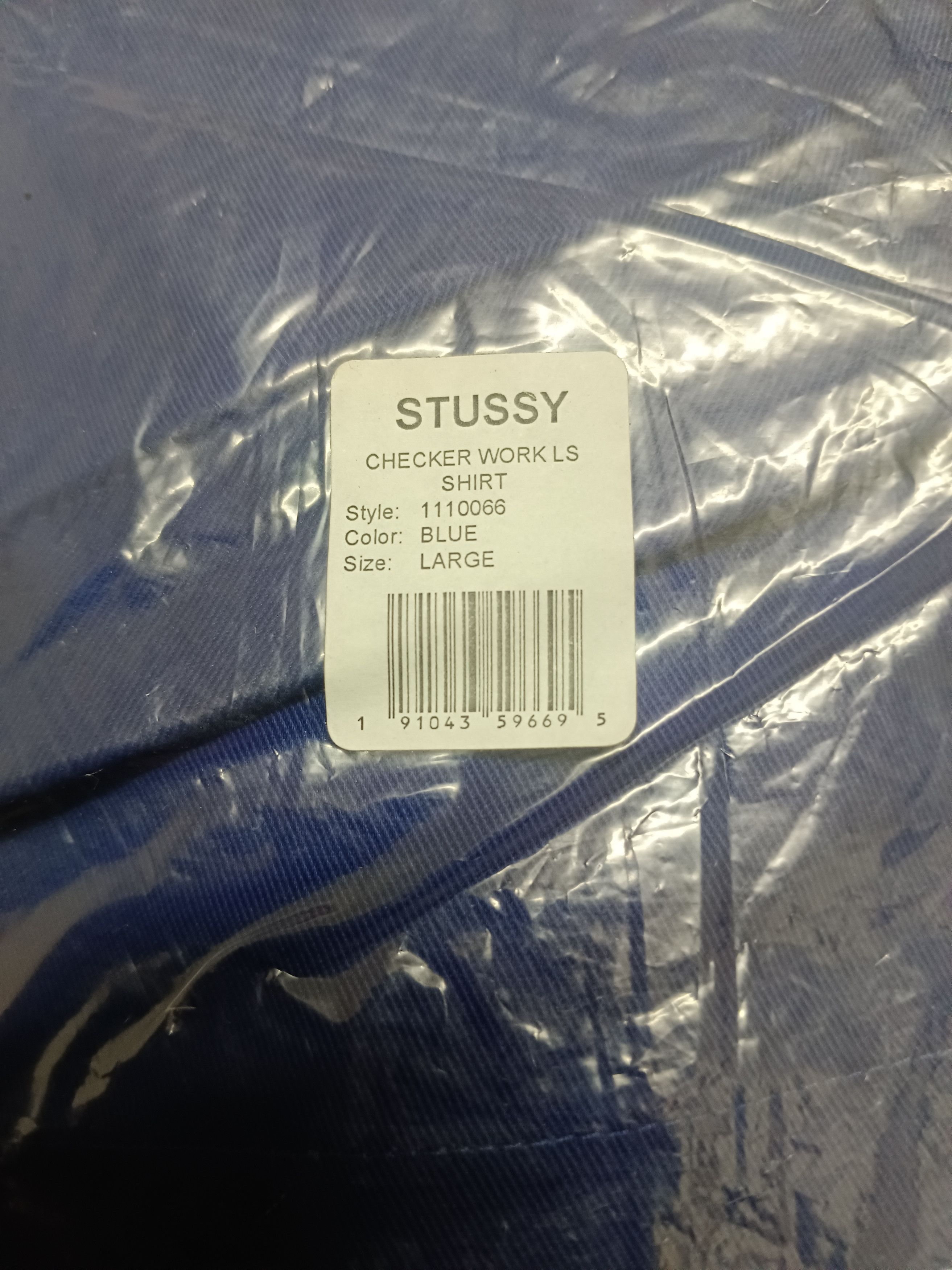 Stussy × Vintage Vintage Stussy Racing Checker Work LS Shirt Jacket Size US L / EU 52-54 / 3 - 7 Thumbnail
