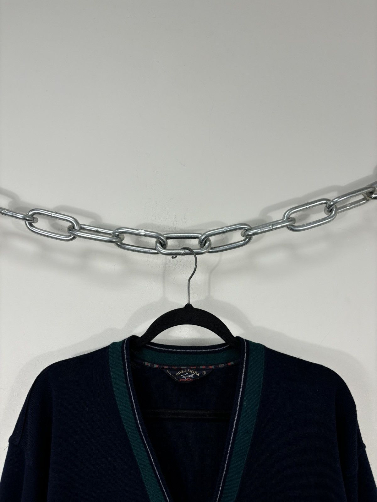 Paul & Shark Paul & Shark Navy Blue Wool Blend Pocket Cardigan Sweater Size US S / EU 44-46 / 1 - 4 Thumbnail