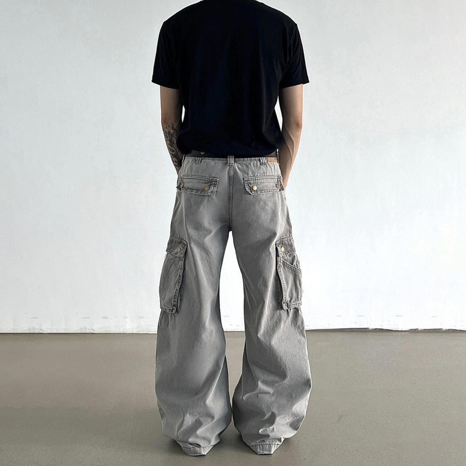 Other Multi Pocket Gray Cargo Pants Size US 30 / EU 46 - 3 Thumbnail