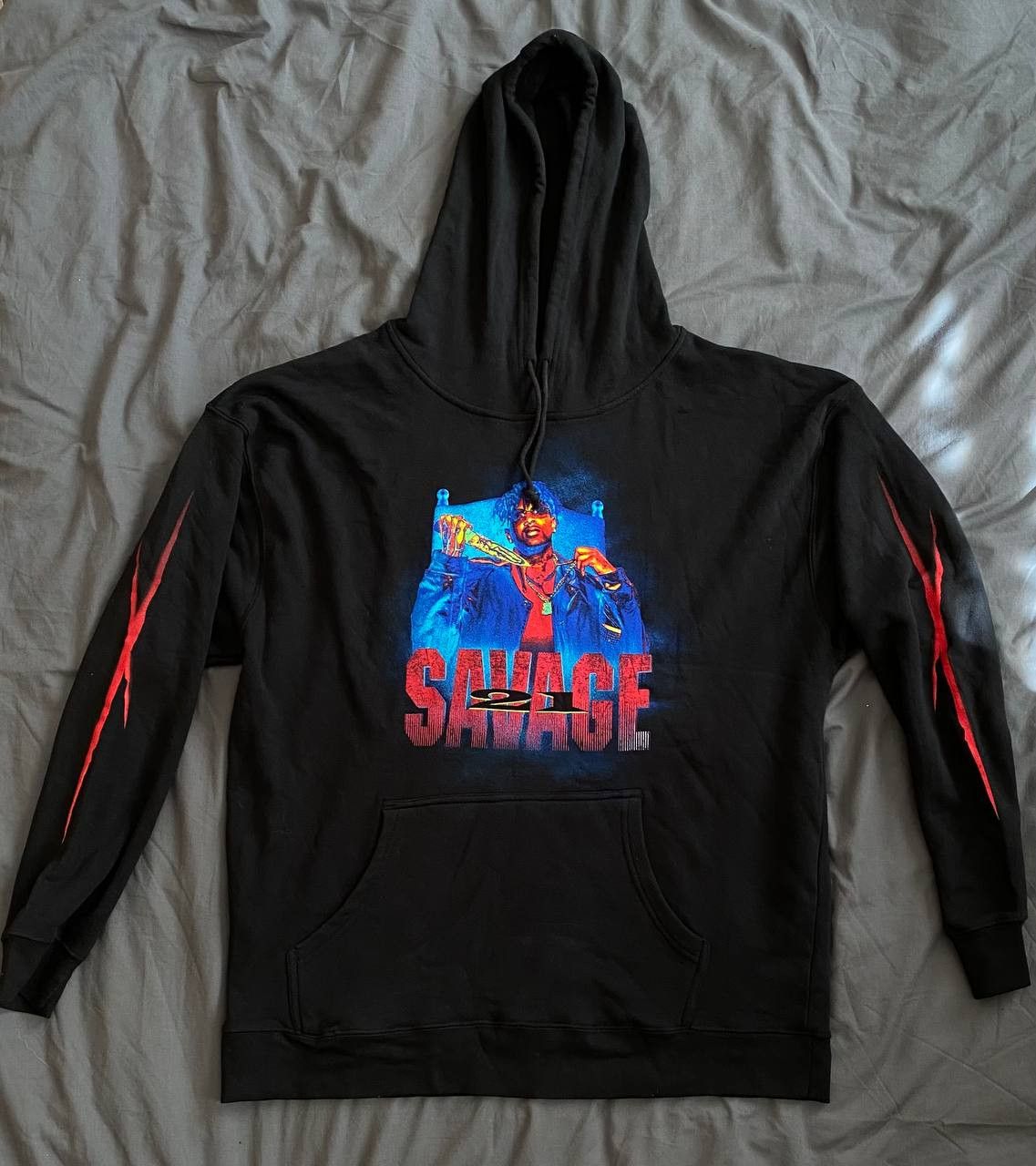 21 Savage 21 Savage Savage Mode 2 Hoodie Sweatshirt 3XL Size US XXL / EU 58 / 5 - 1 Thumbnail