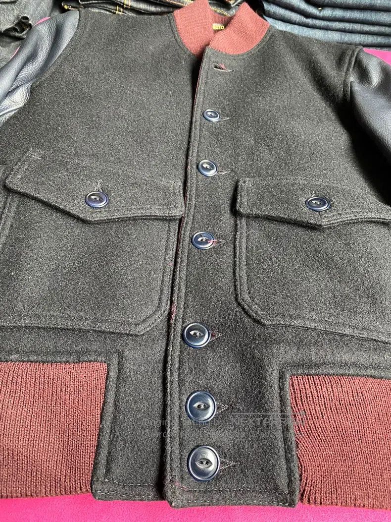 Schott Schott N.Y.C A1 leather sleeve jacket Size US S / EU 44-46 / 1 - 5 Thumbnail