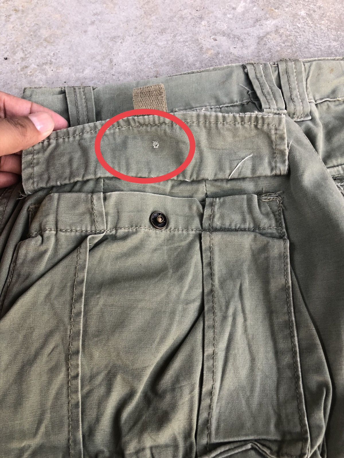 Japanese Brand Japanese 3.Q.R Army Cargo Pants Bondage Multipocket Size US 31 - 15 Thumbnail