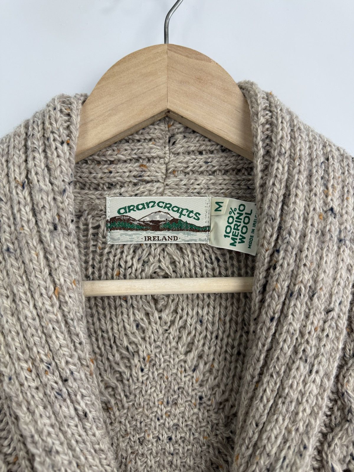 Aran Crafts 🇮🇪 Aran Crafts Ireland Market Merino Wool Cardigan Sweater Size US M / EU 48-50 / 2 - 4 Thumbnail