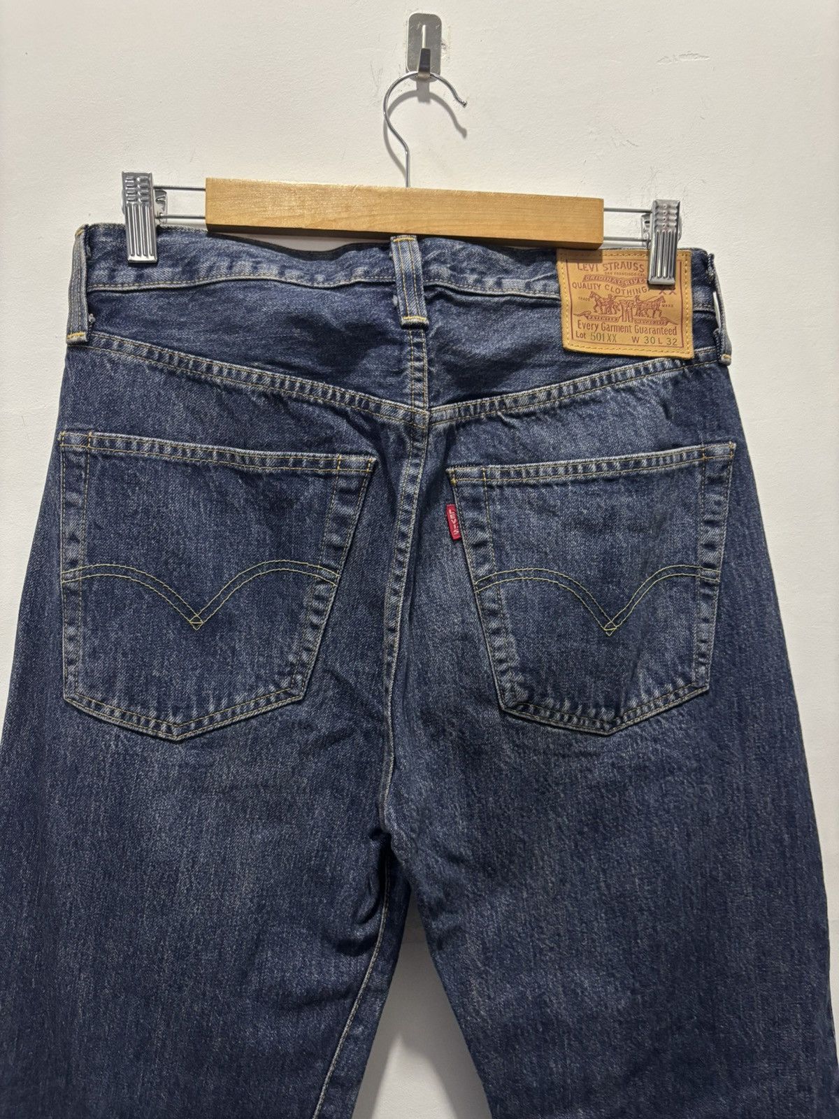 Levi's Levis 501XX Big E Selvedge Jeans Size US 30 / EU 46 - 4 Thumbnail