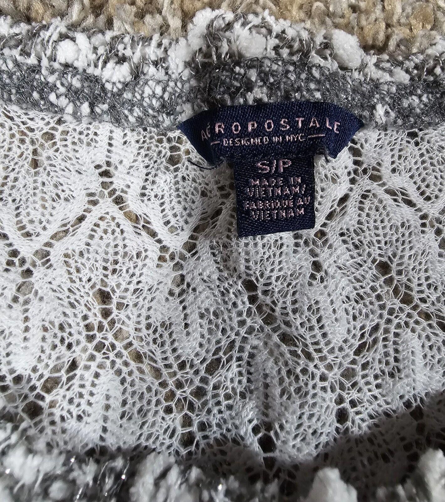 Aeropostale Aeropostale designed in NYC chunky yarn knit sweater Small Size S / US 4 / IT 40 - 2 Thumbnail