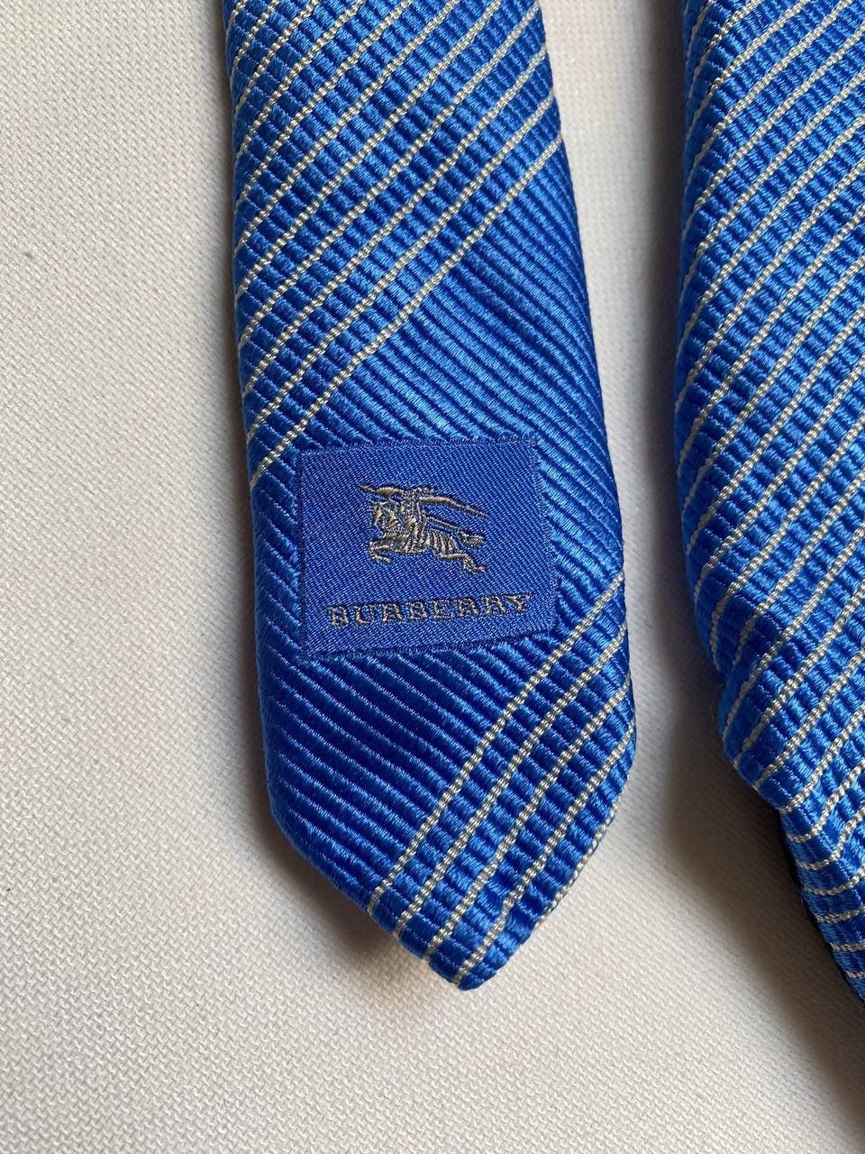 Burberry Burberry London Mini Logo Striped Tie Size ONE SIZE - 4 Thumbnail