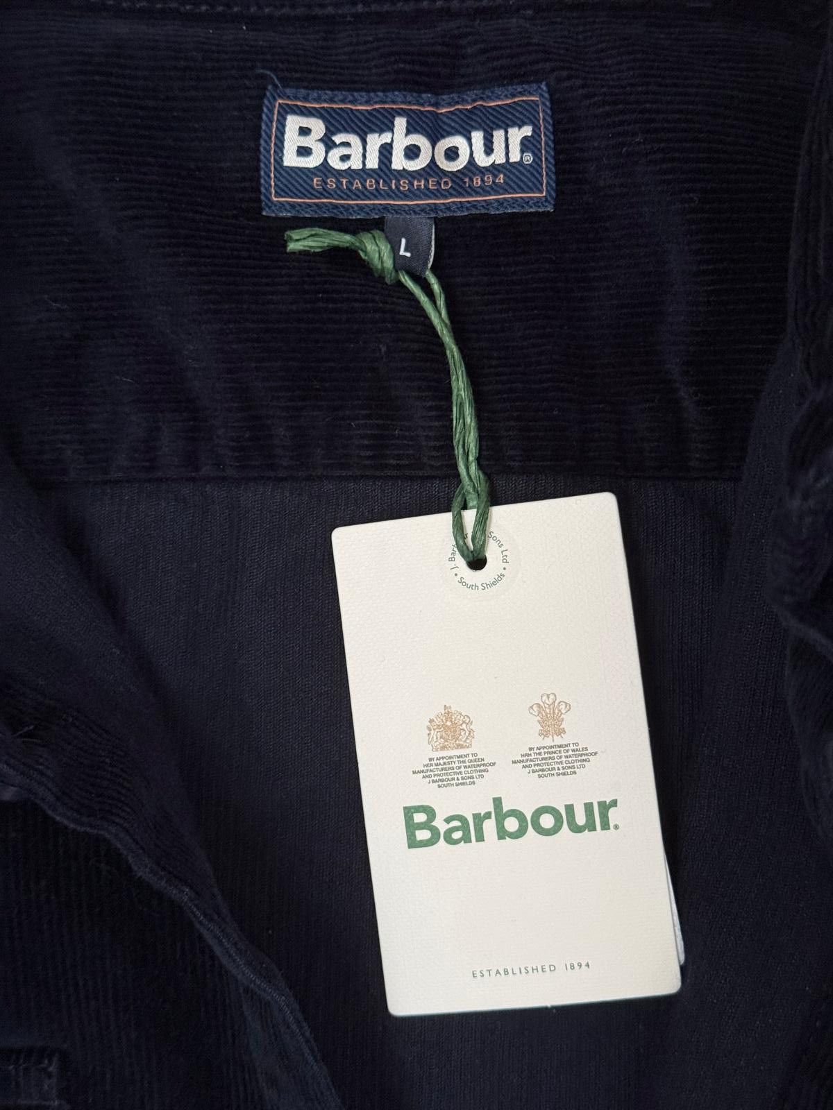 Barbour NWT Barbour Navy Corduroy Utility Overshirt - Size L Size US L / EU 52-54 / 3 - 2 Thumbnail