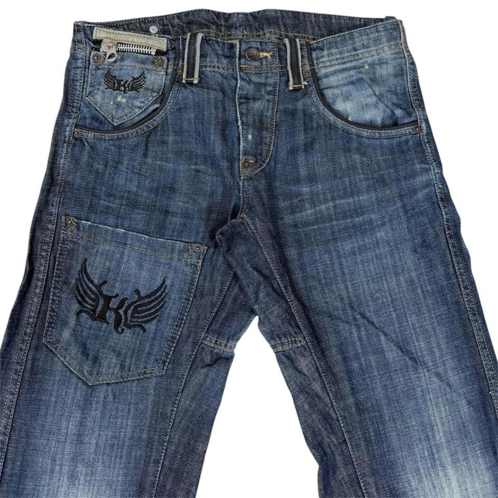 True Religion Vintage Kaporal mud wash unique denim jeans Size US 30 / EU 46 - 5 Thumbnail