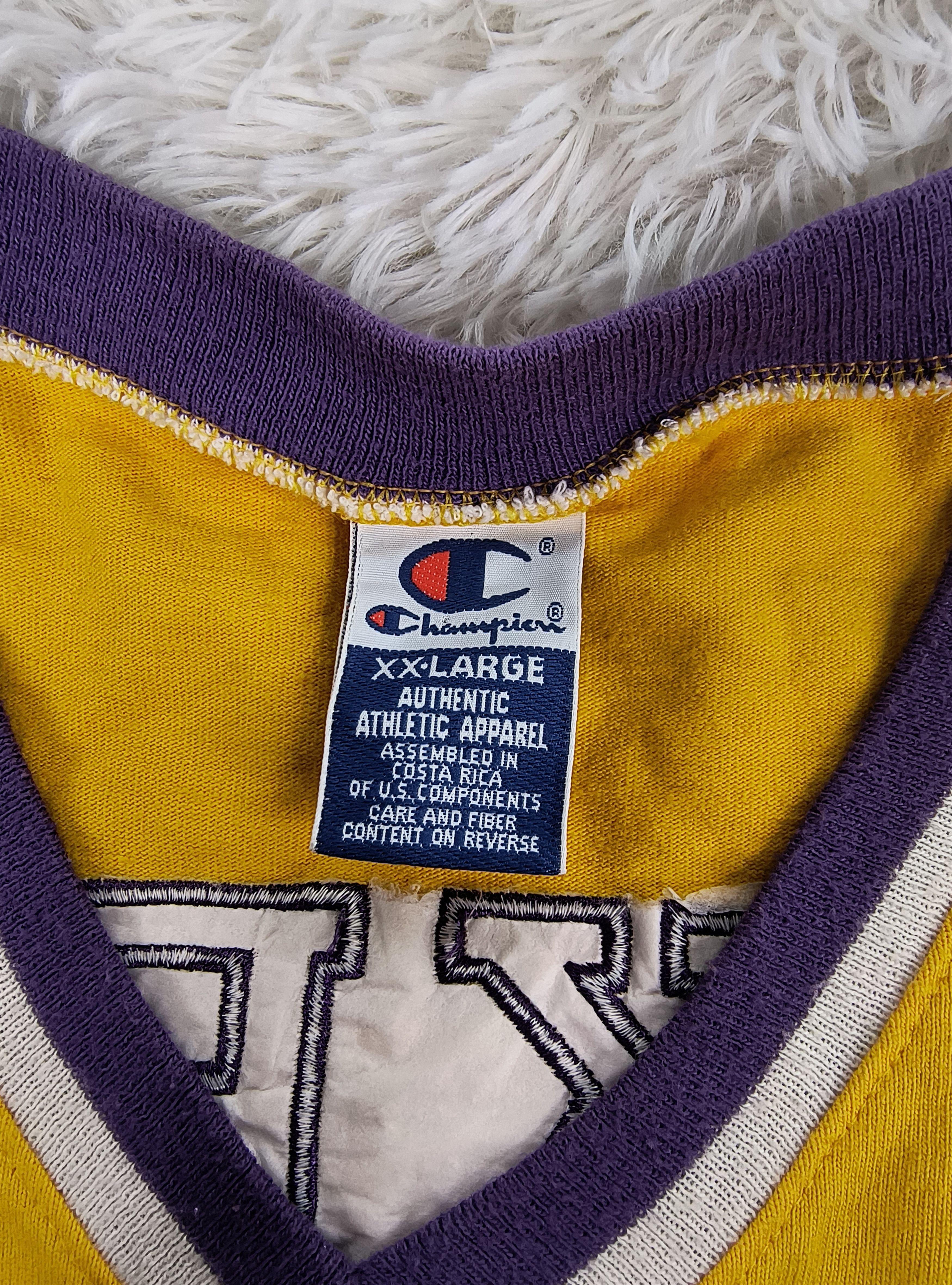 Champion Vintage L.A. Lakers warm up shooting 90s jersey Size US XXL / EU 58 / 5 - 6 Thumbnail